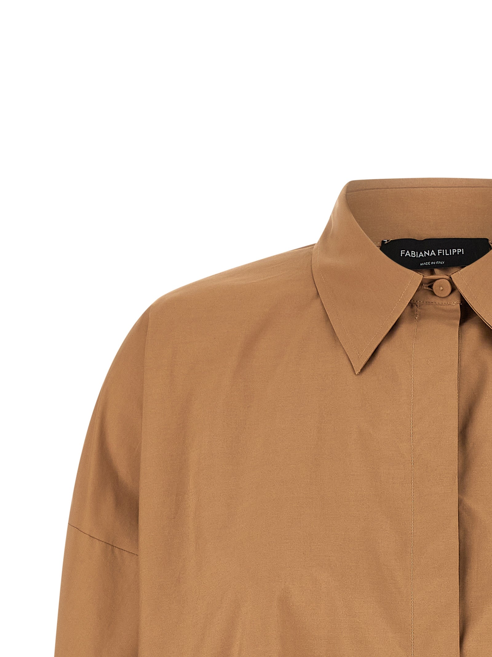 Brown Cotton Blouse