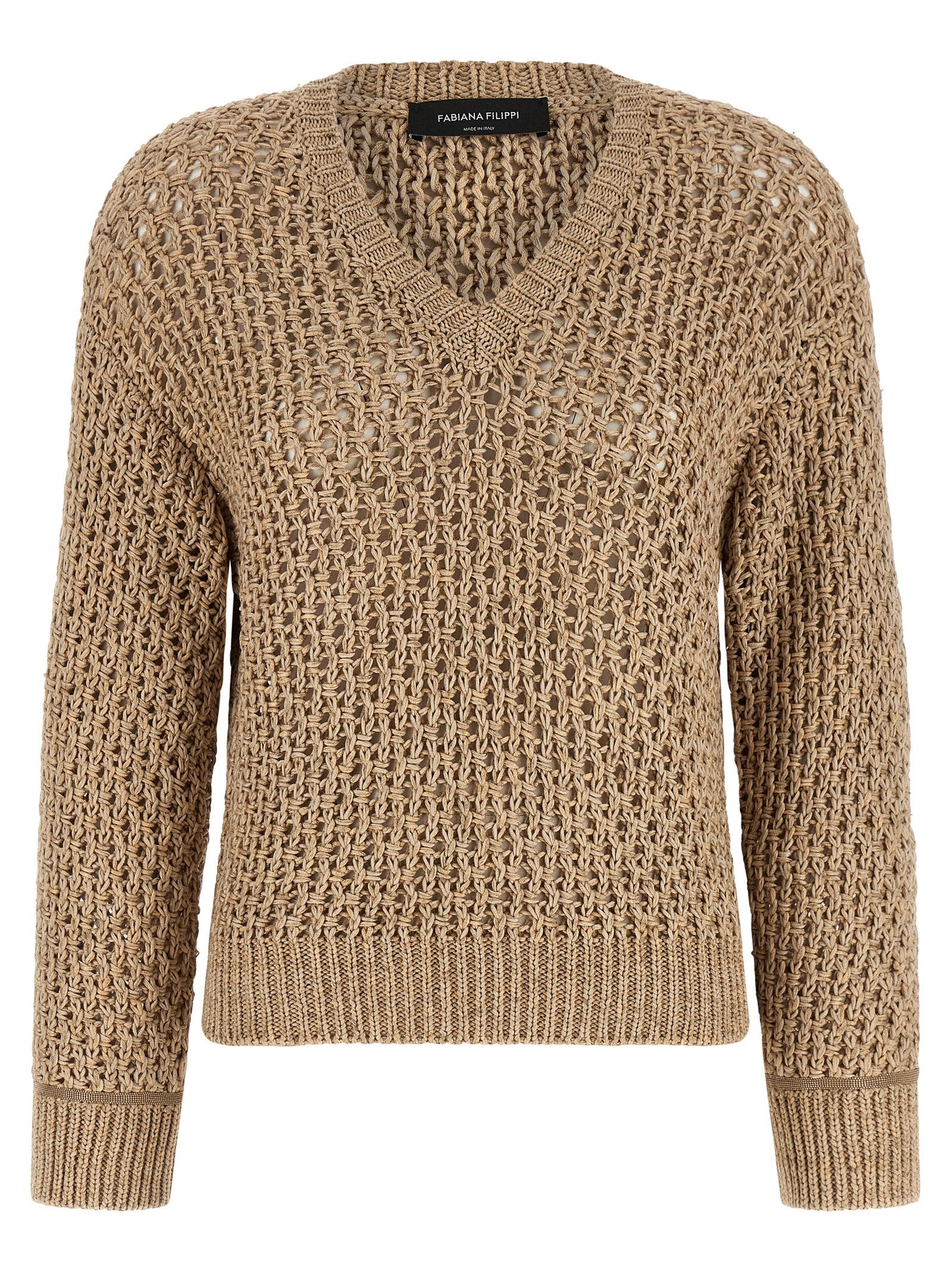 Brown Cotton Cardigan