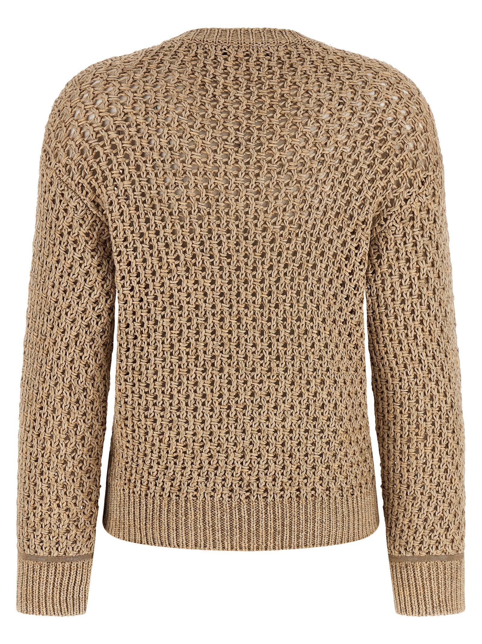 Brown Cotton Cardigan