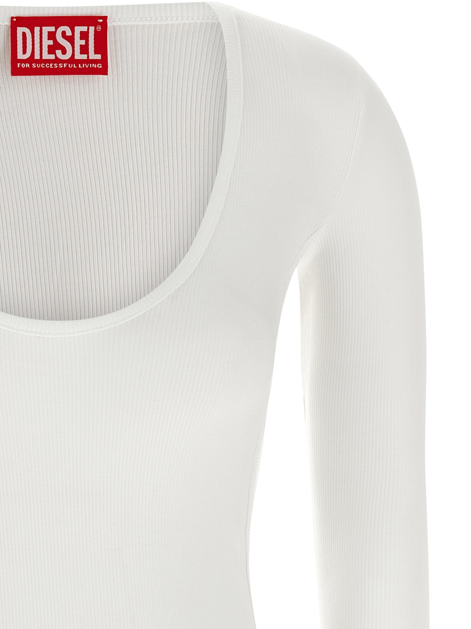 White Viscose Bodysuit