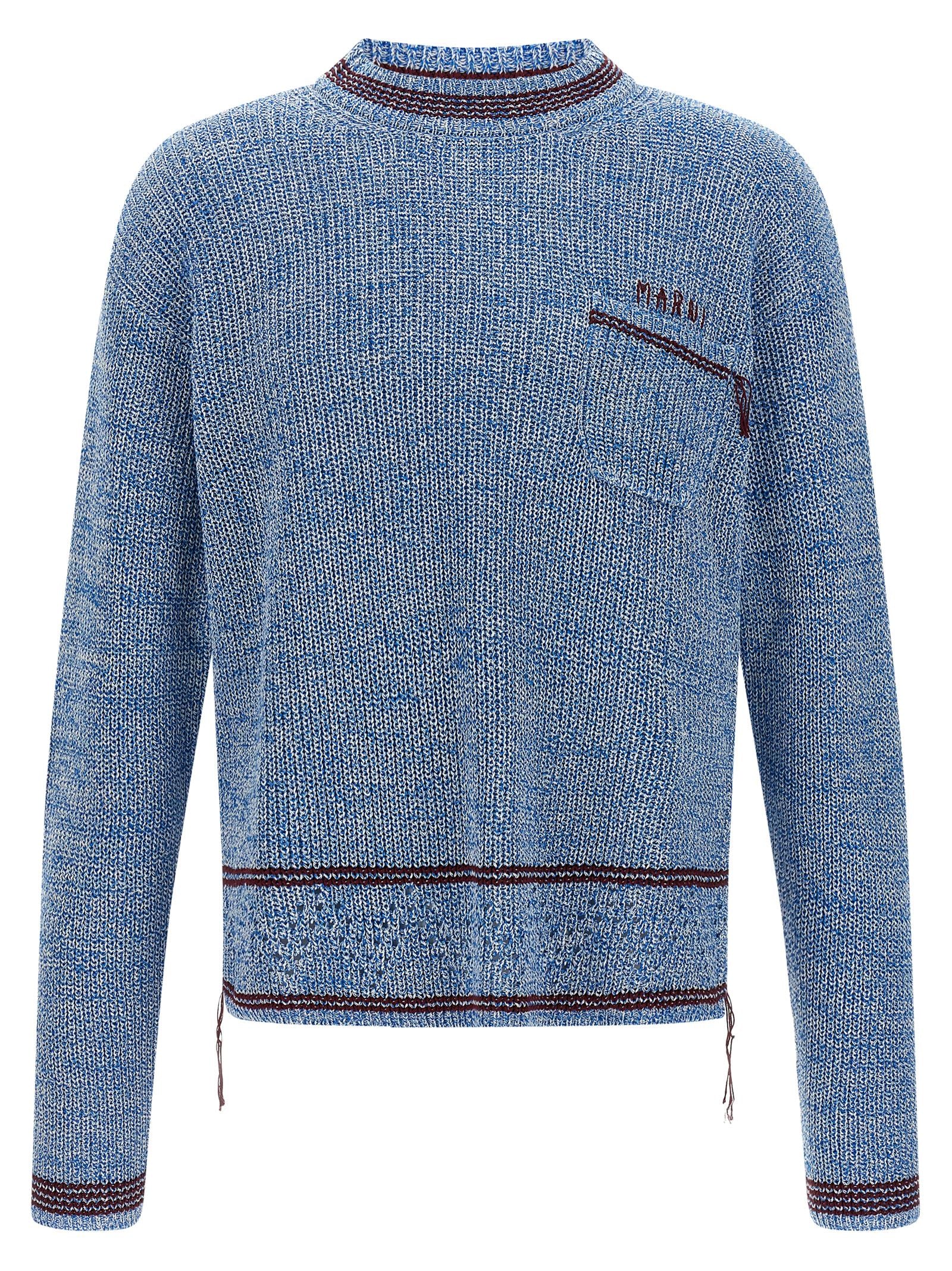 Blue Cotton Cardigan