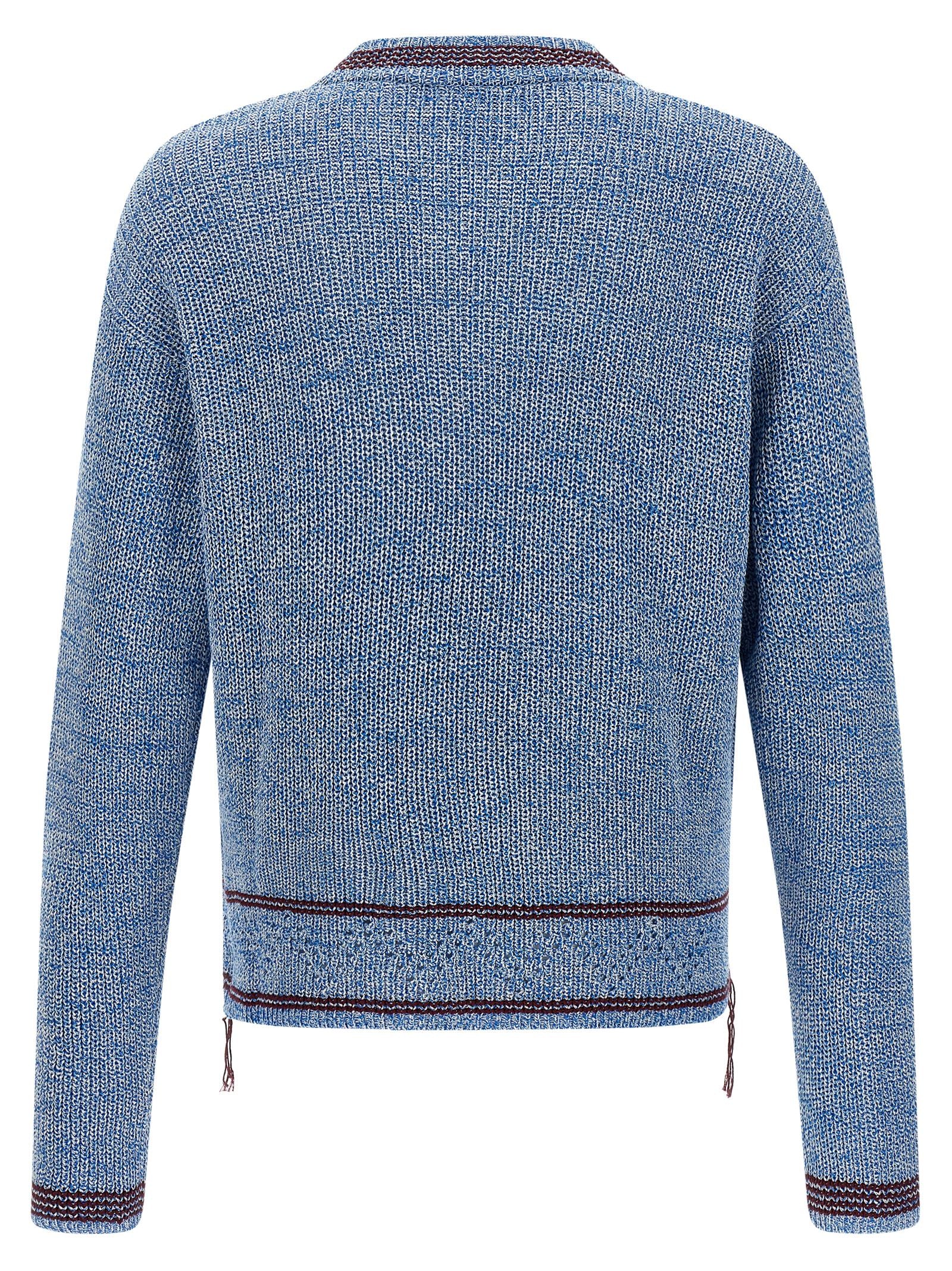 Blue Cotton Cardigan