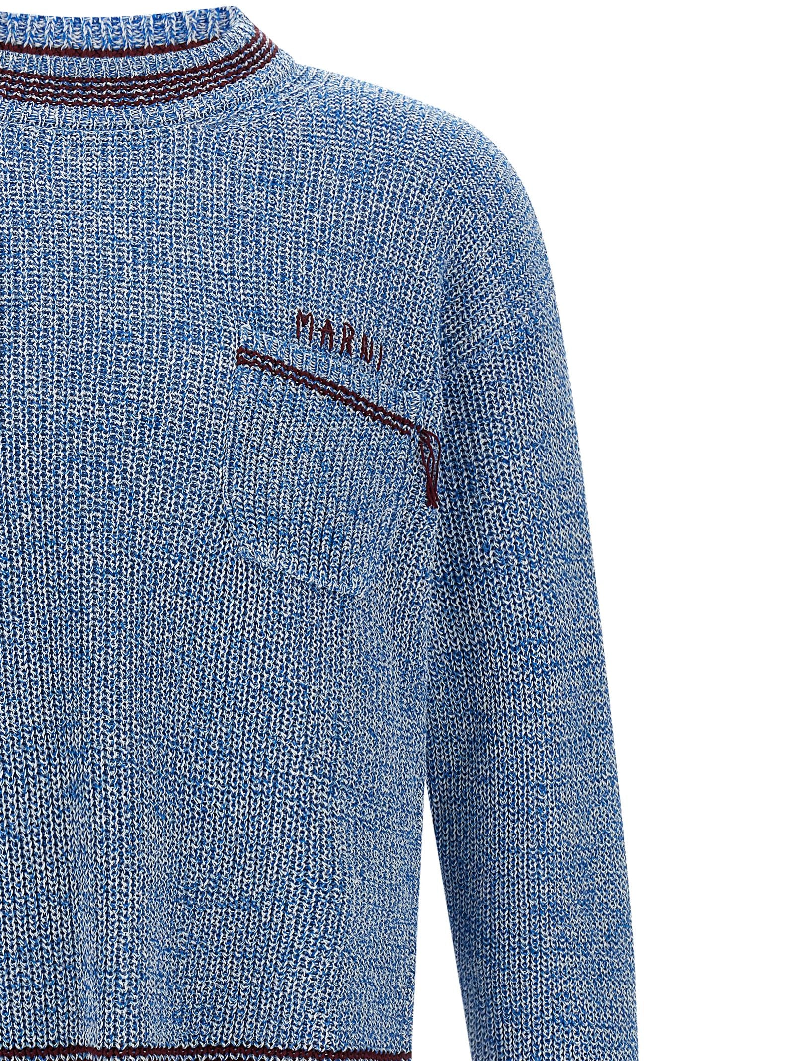 Blue Cotton Cardigan