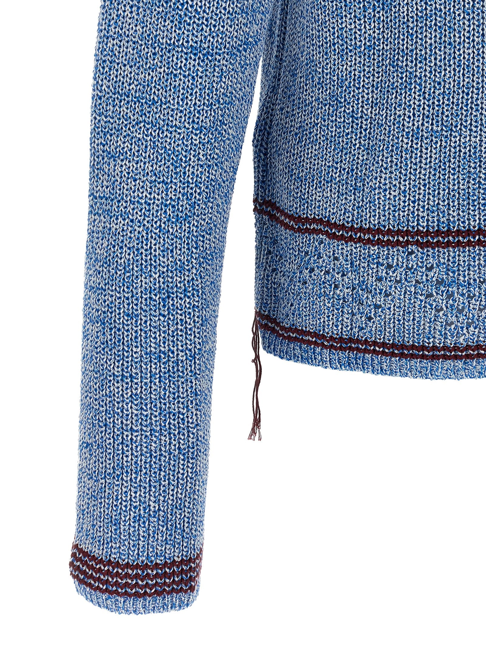 Blue Cotton Cardigan
