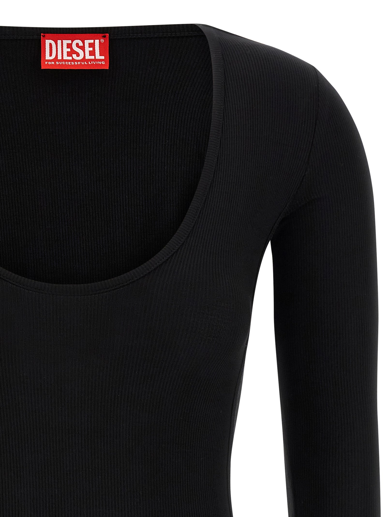 Black Viscose Bodysuit
