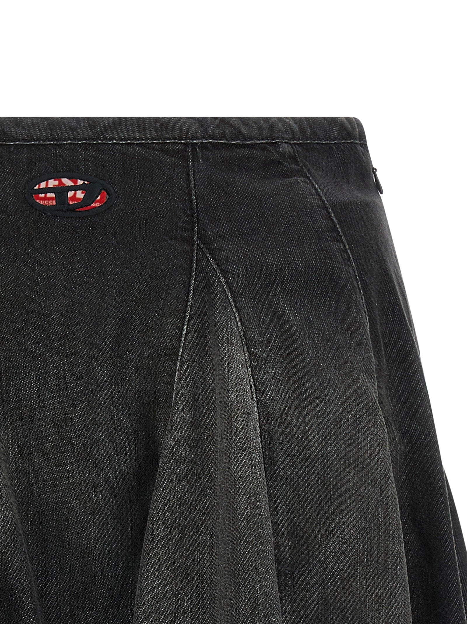 Black Cotton Long Skirt