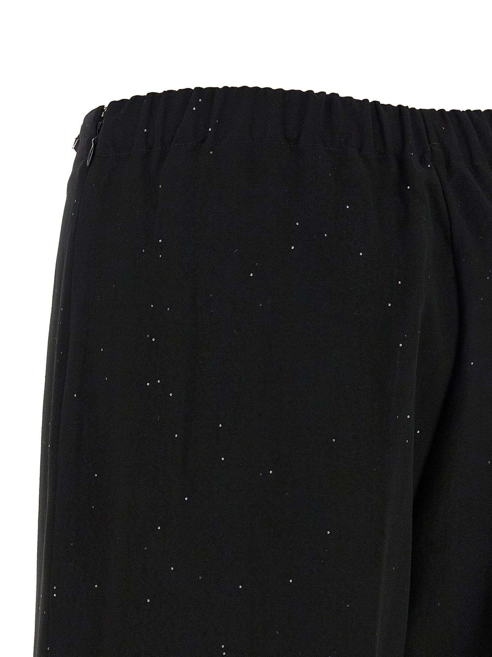 Black Viscose Pants