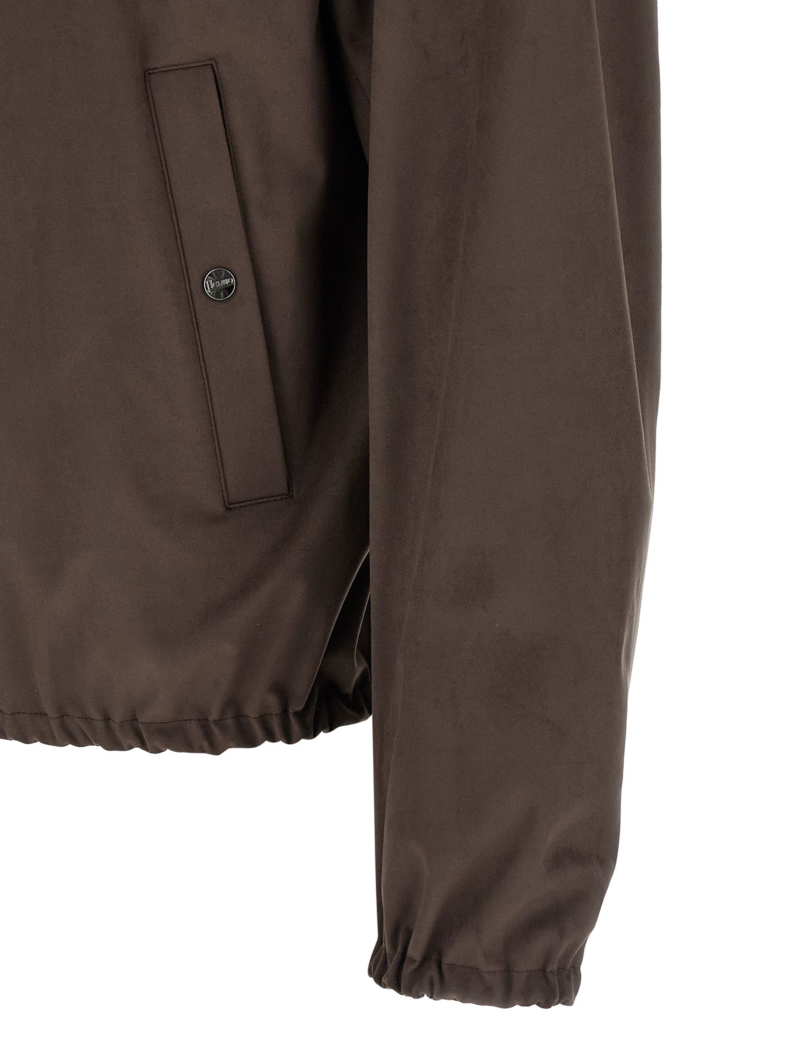 Brown Polyester Jacket