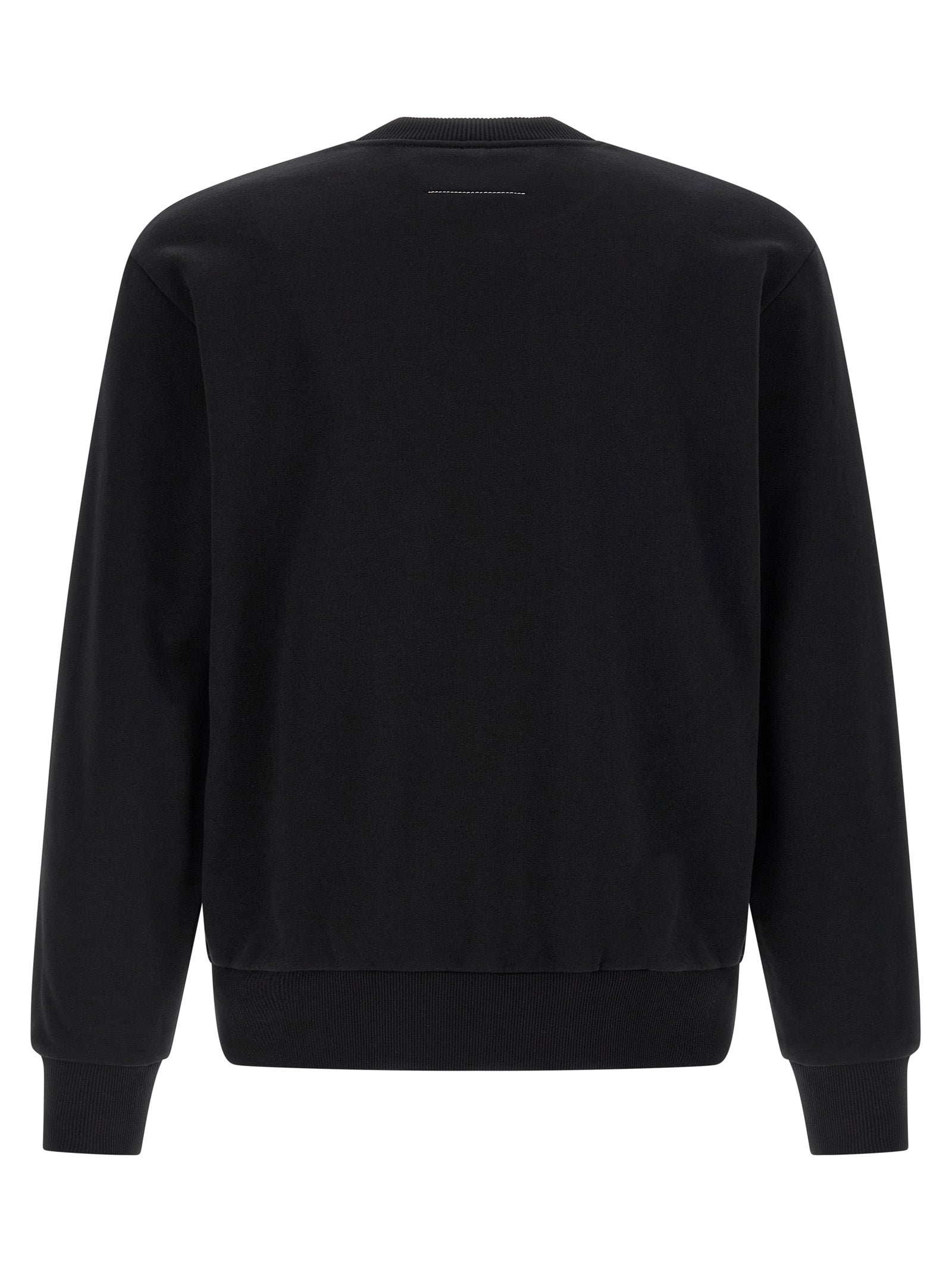 Black Cotton Sweatshirt