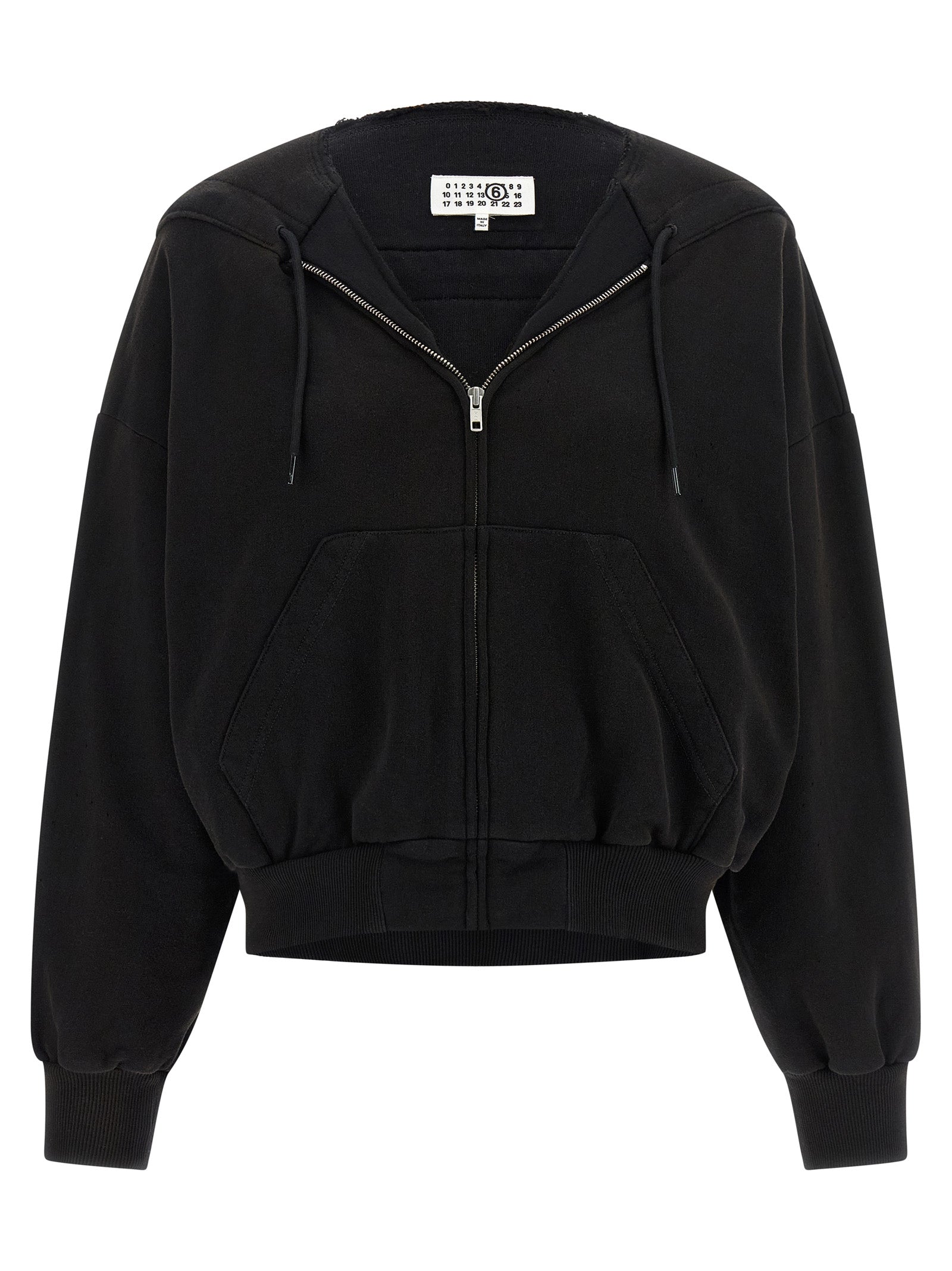 Black Cotton Sweatshirt