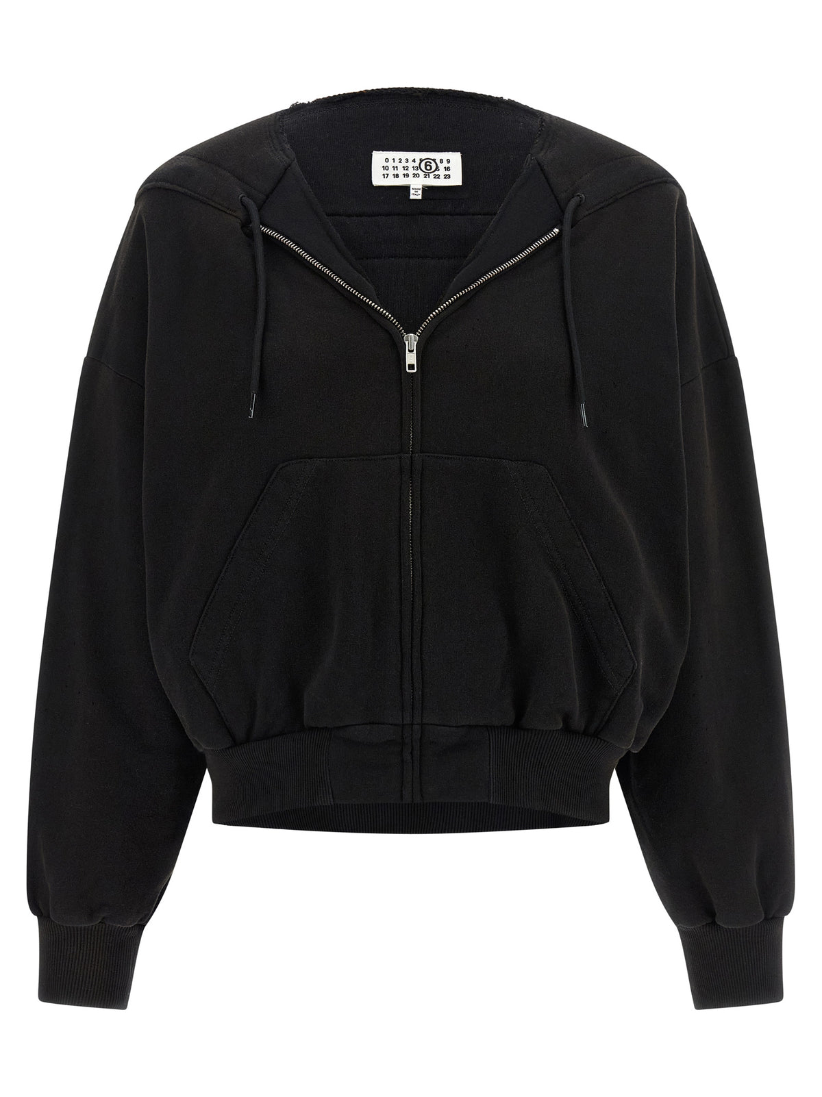 Black Cotton Sweatshirt