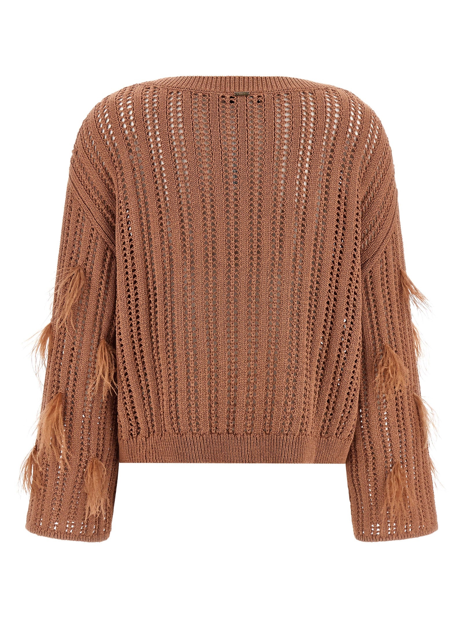 Brown Cotton Cardigan