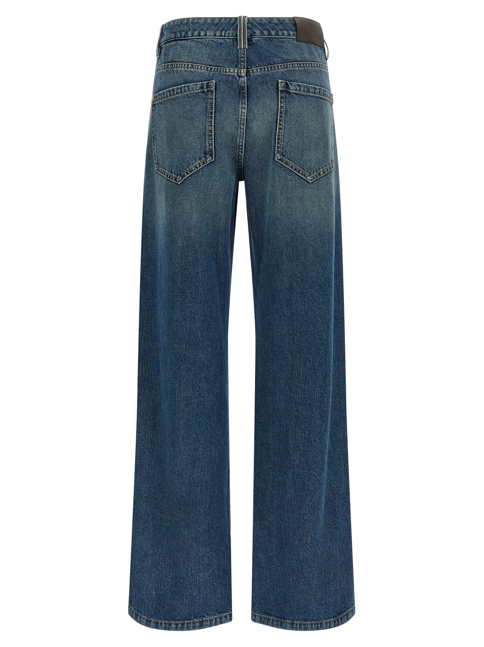 Blue Cotton Jeans Denim