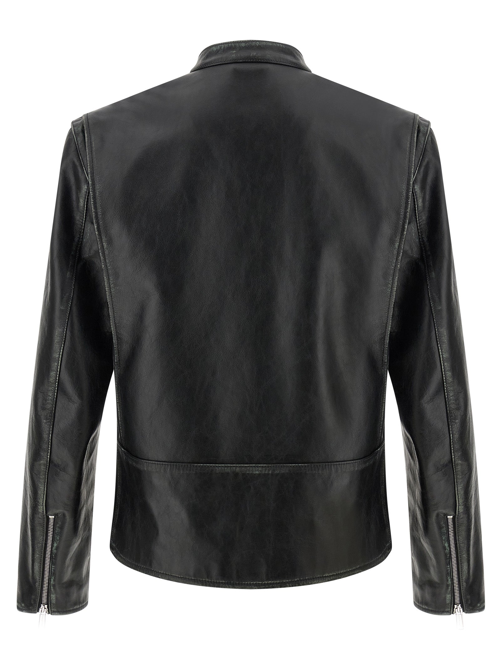 Black Leather Leather Jacket