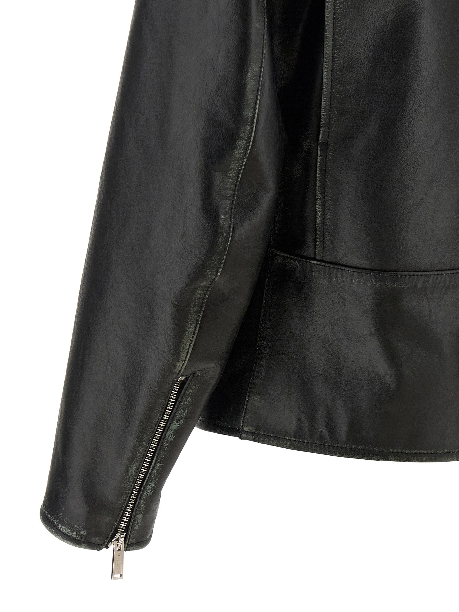 Black Leather Leather Jacket