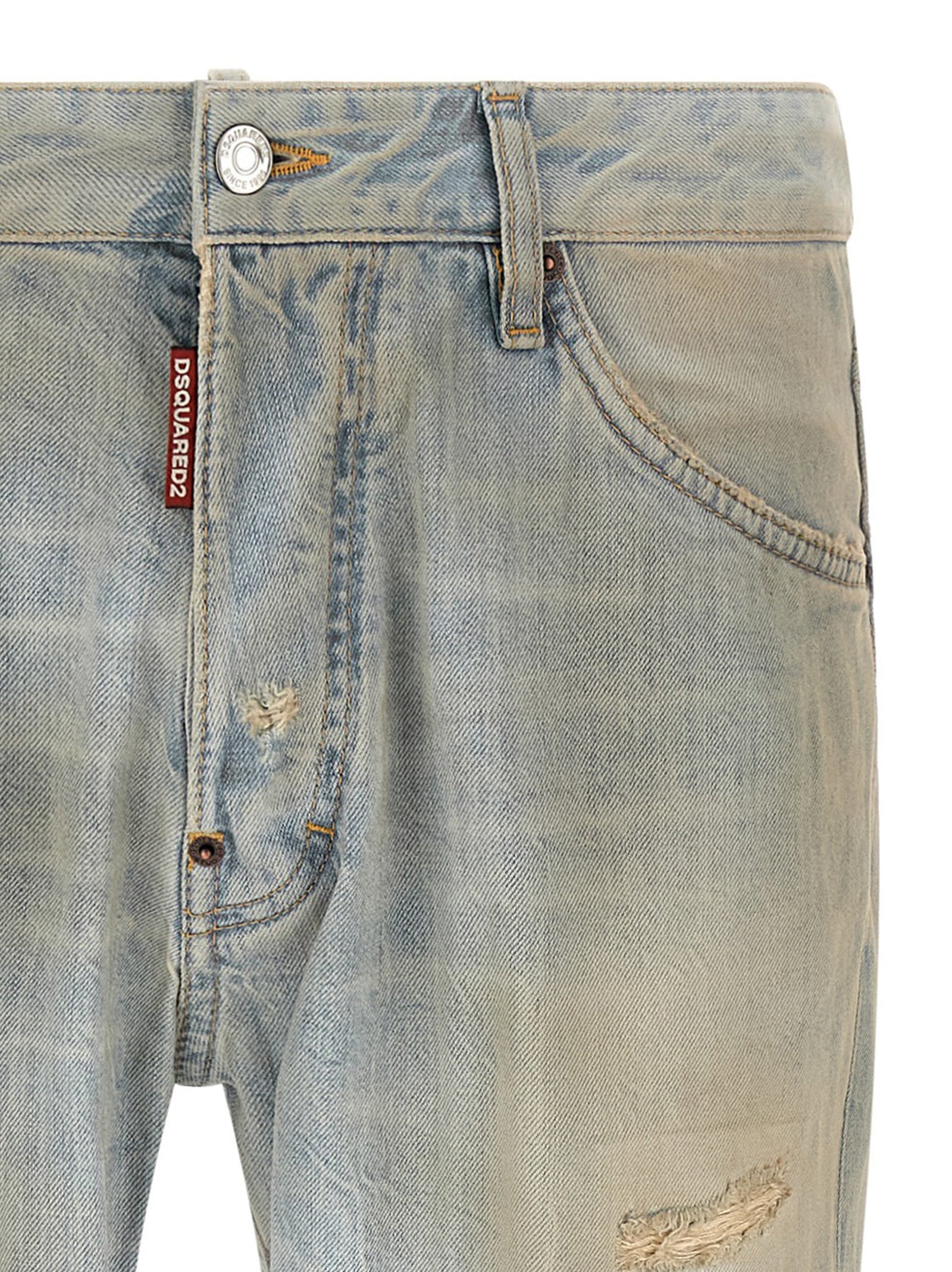Blue Cotton Jeans Denim