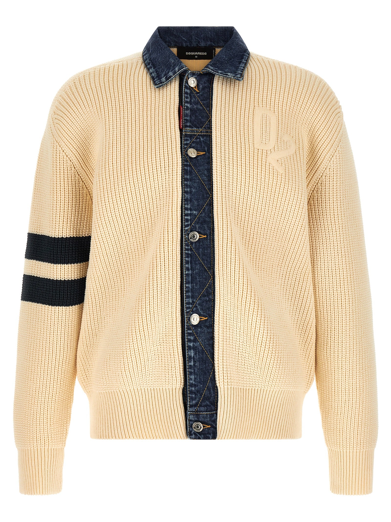 Beige Cotton Cardigan