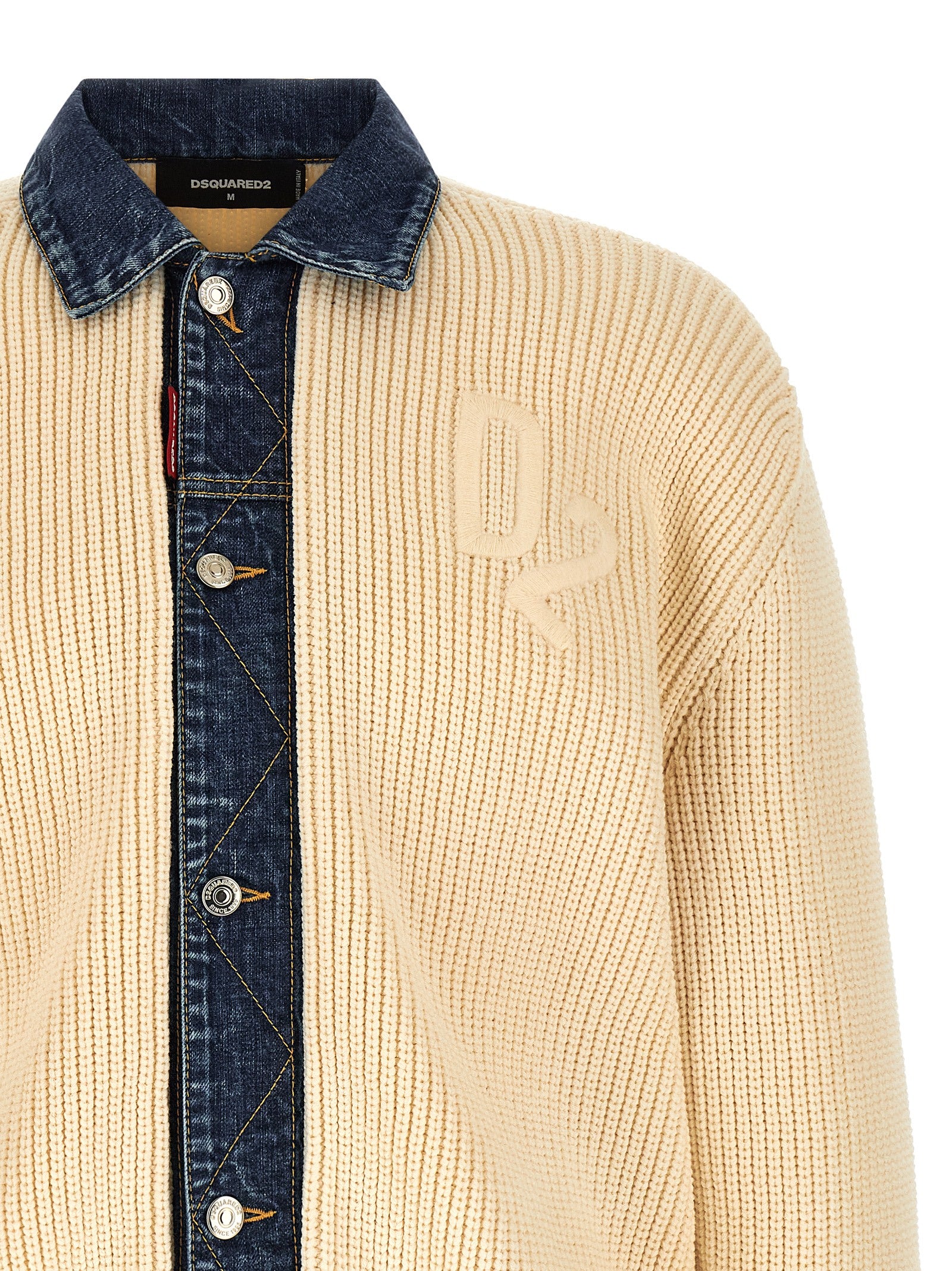 Beige Cotton Cardigan