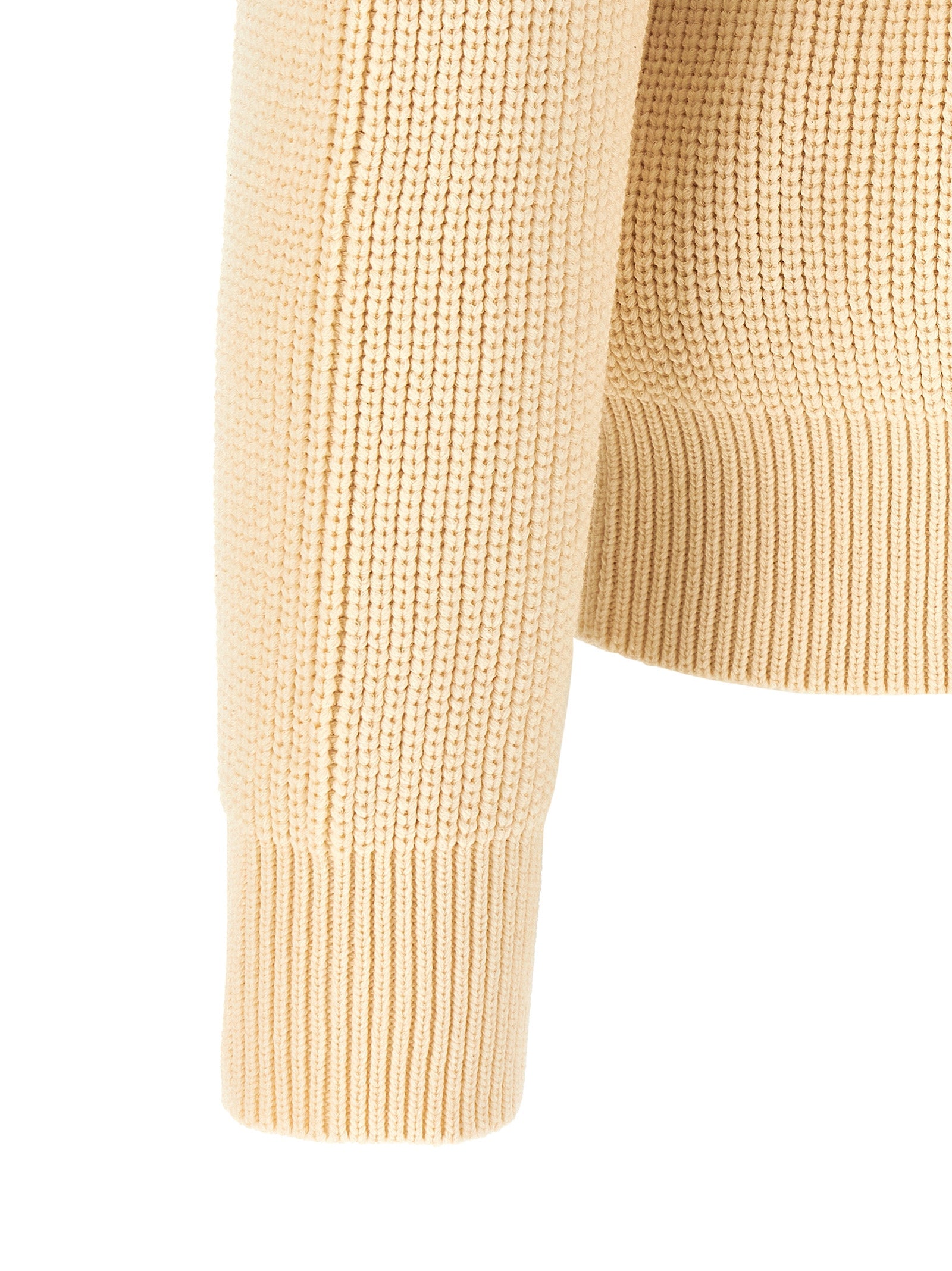Beige Cotton Cardigan