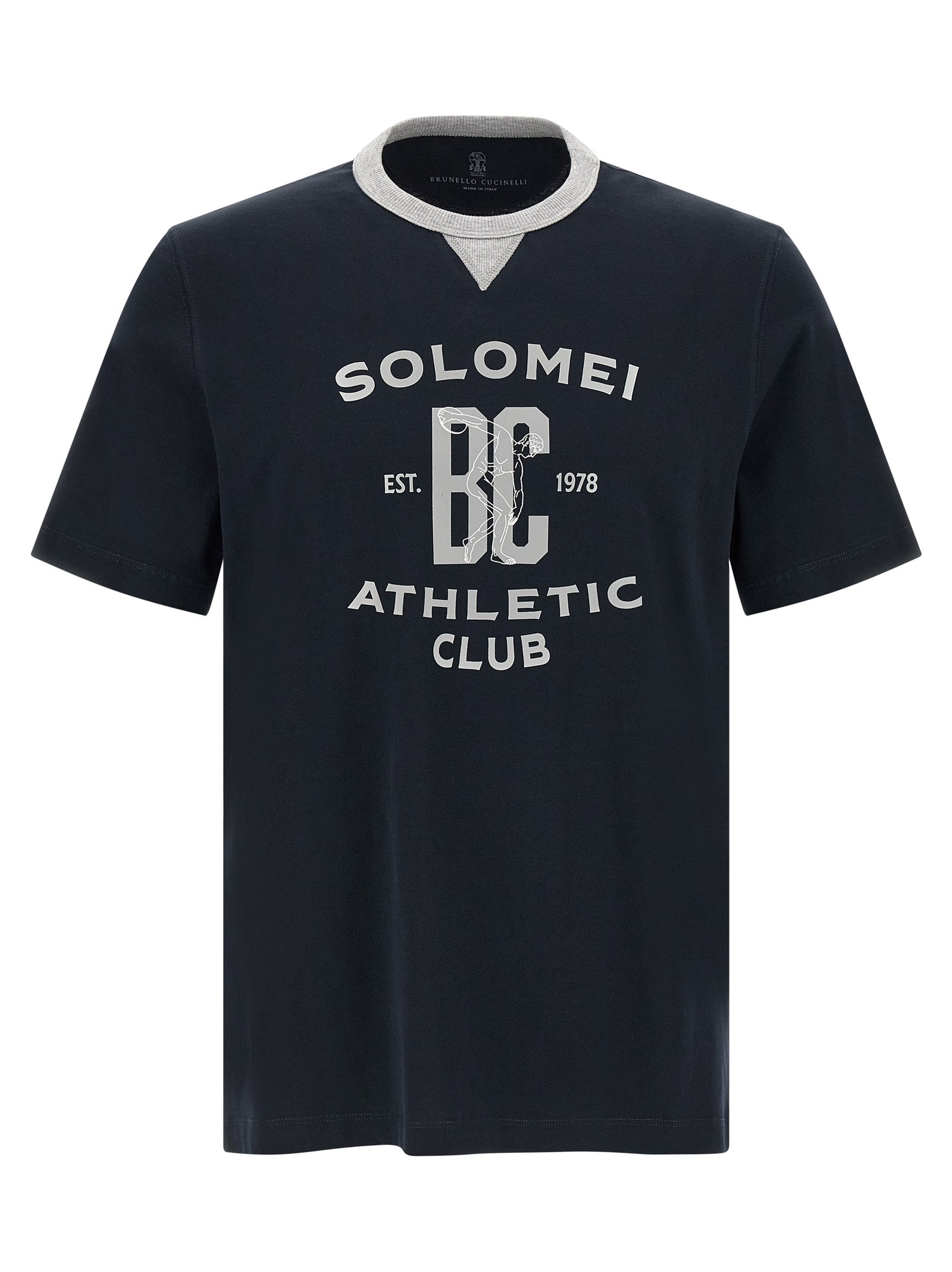 Blue Cotton T-Shirt