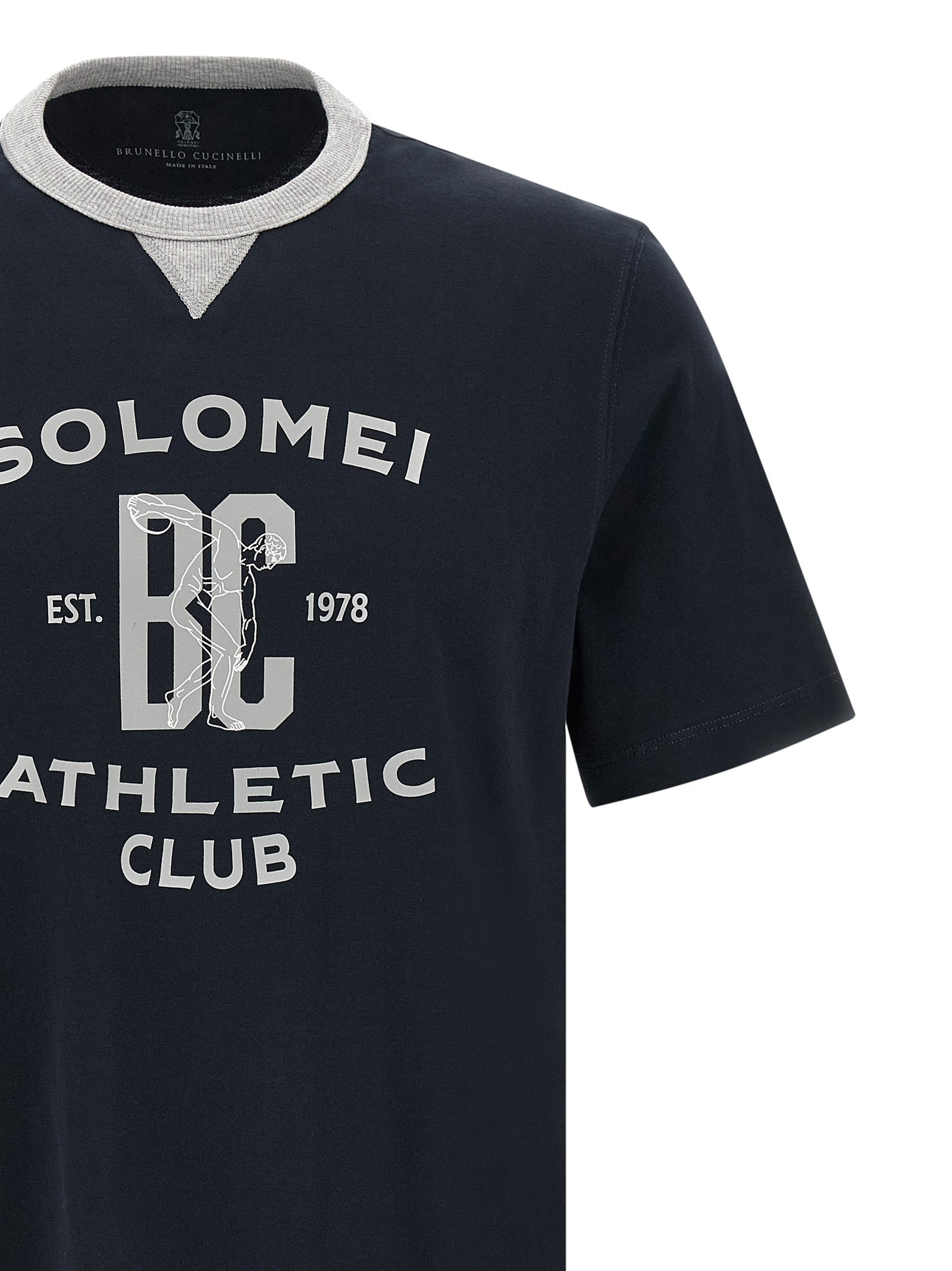 Blue Cotton T-Shirt