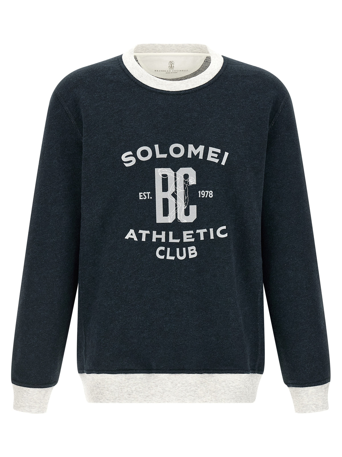 Blue Cotton Sweatshirt