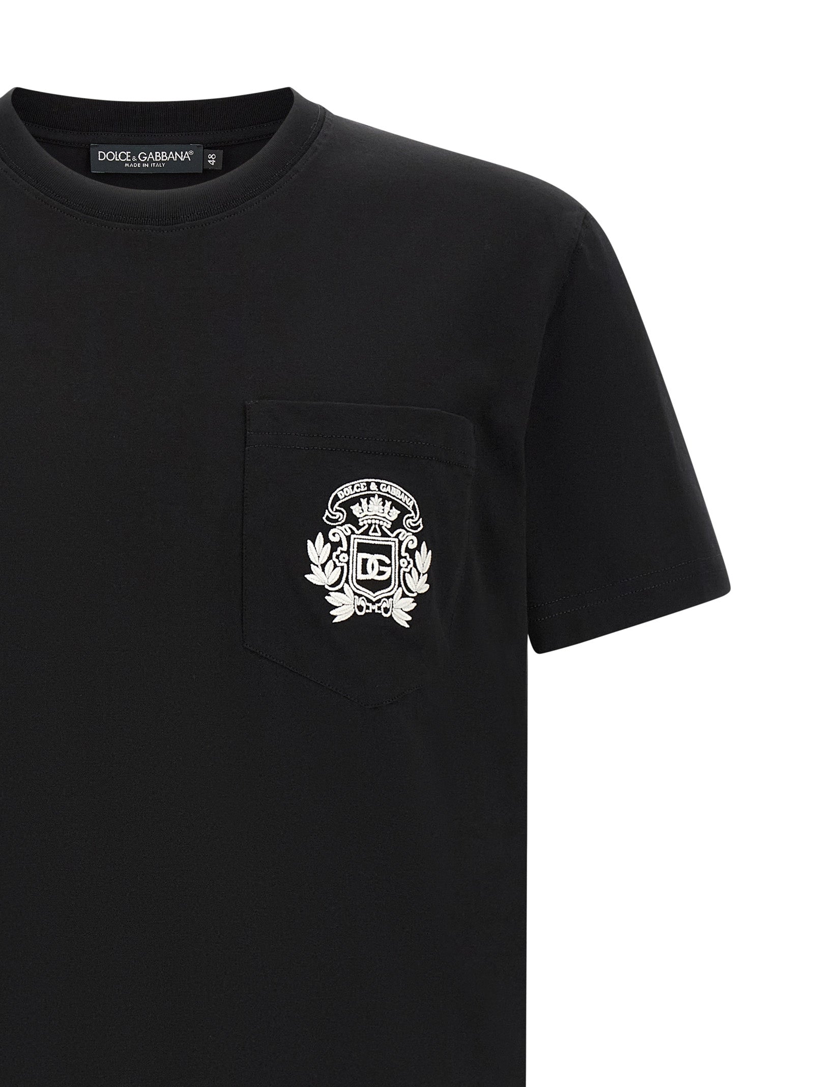 Black Cotton T-Shirt