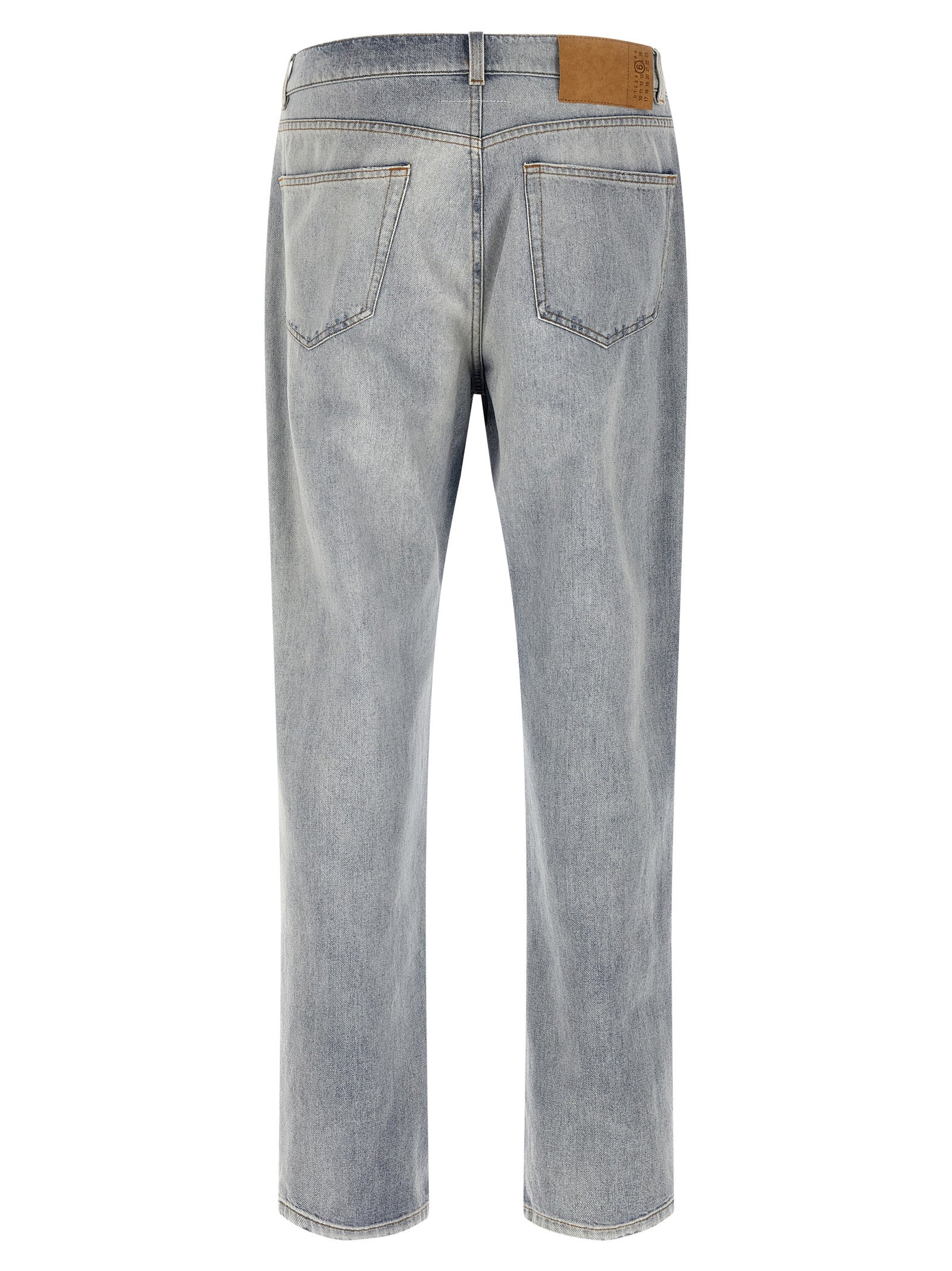 Blue Cotton Relaxed Fit Jeans