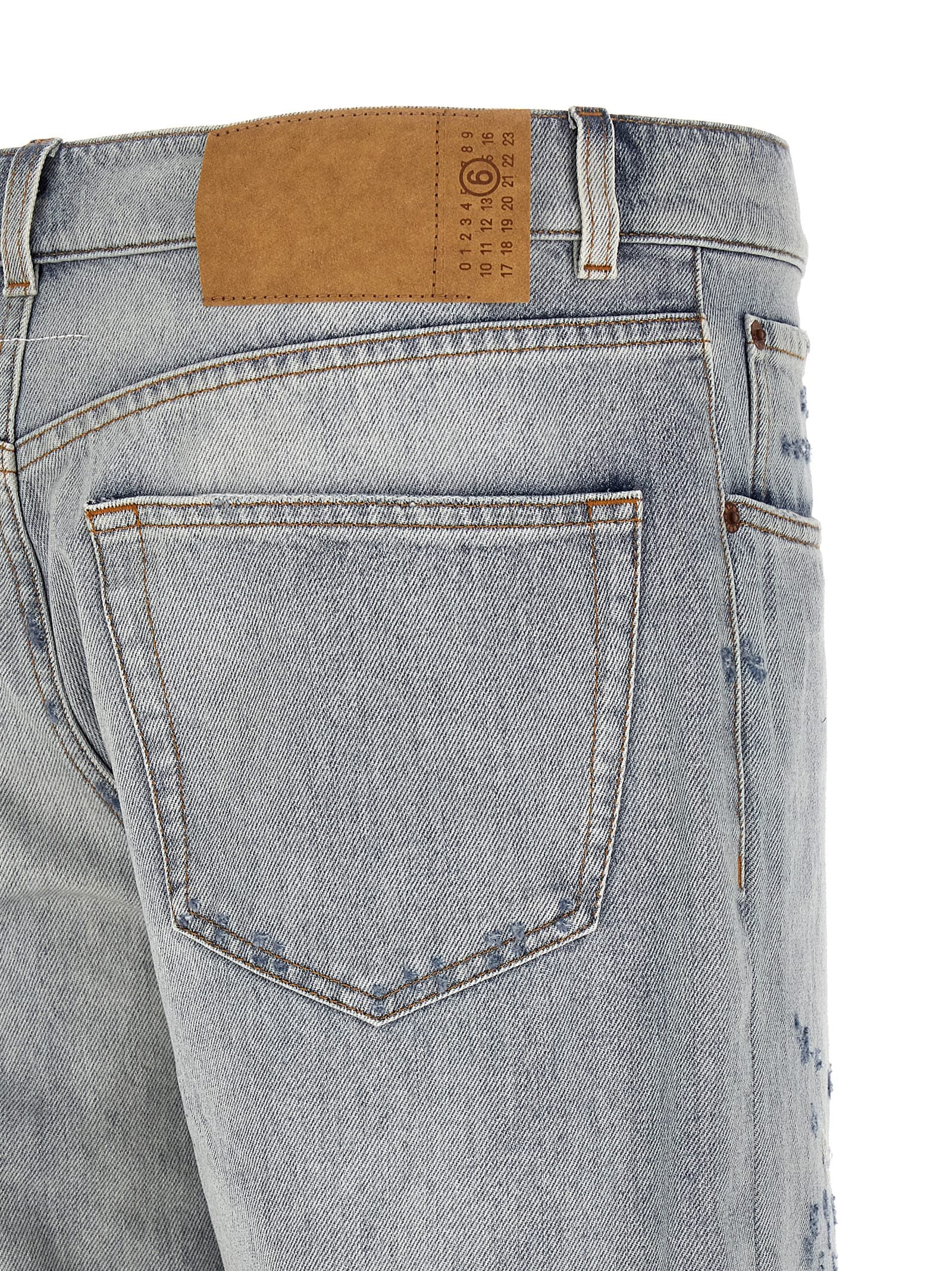 Blue Cotton Relaxed Fit Jeans