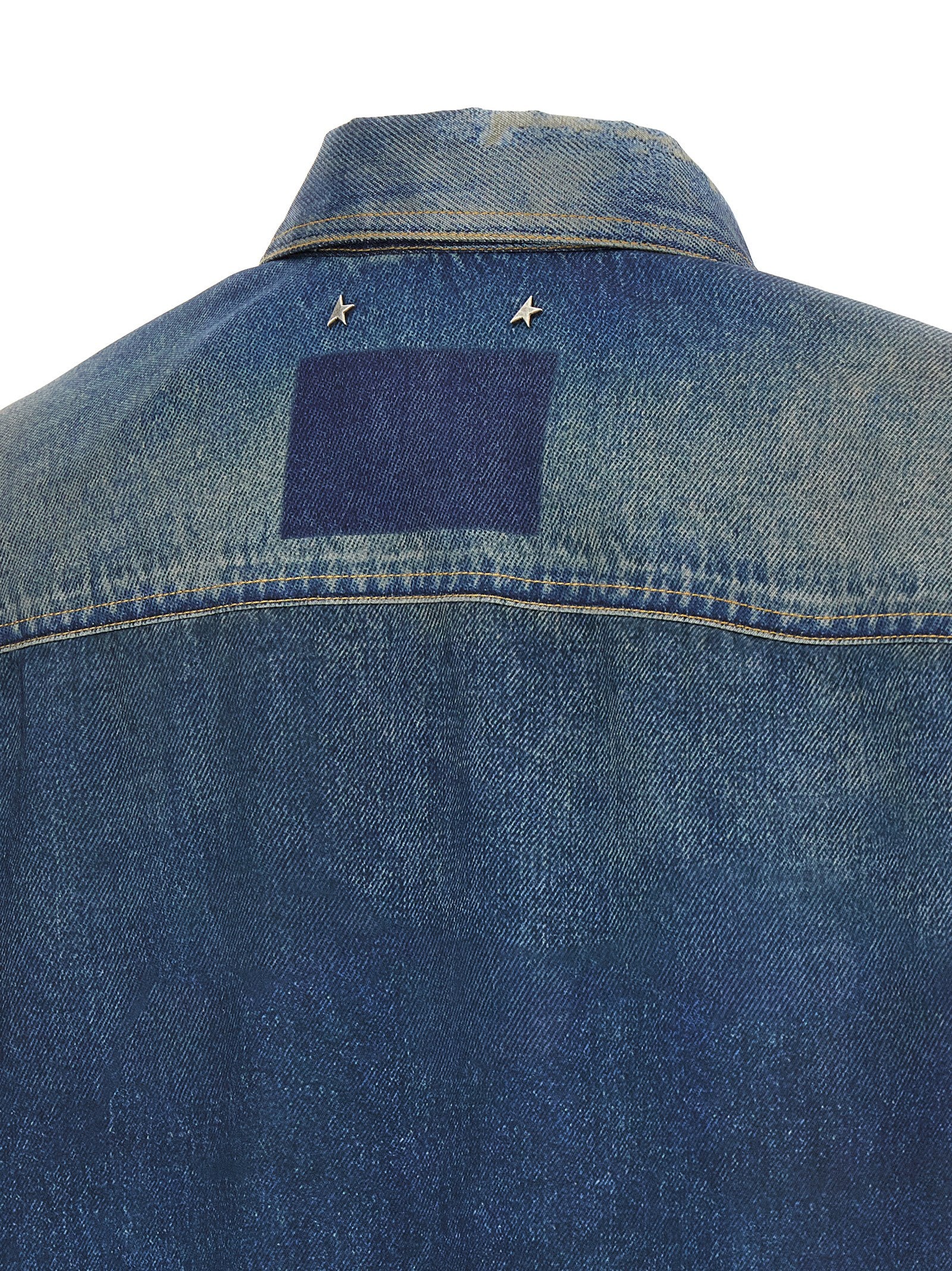Blue Polyester Blouse