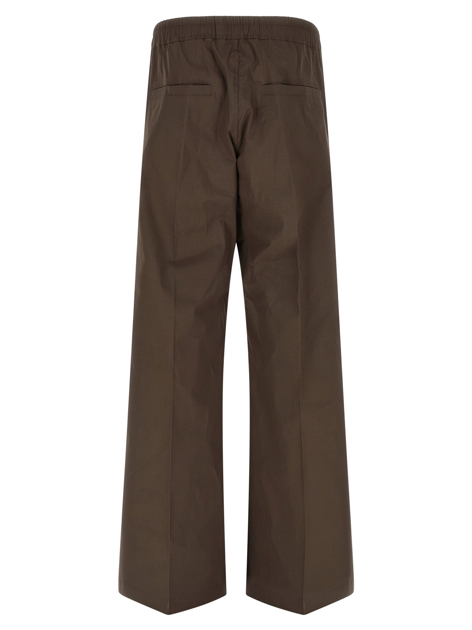 Brown Cotton Cargo Pants