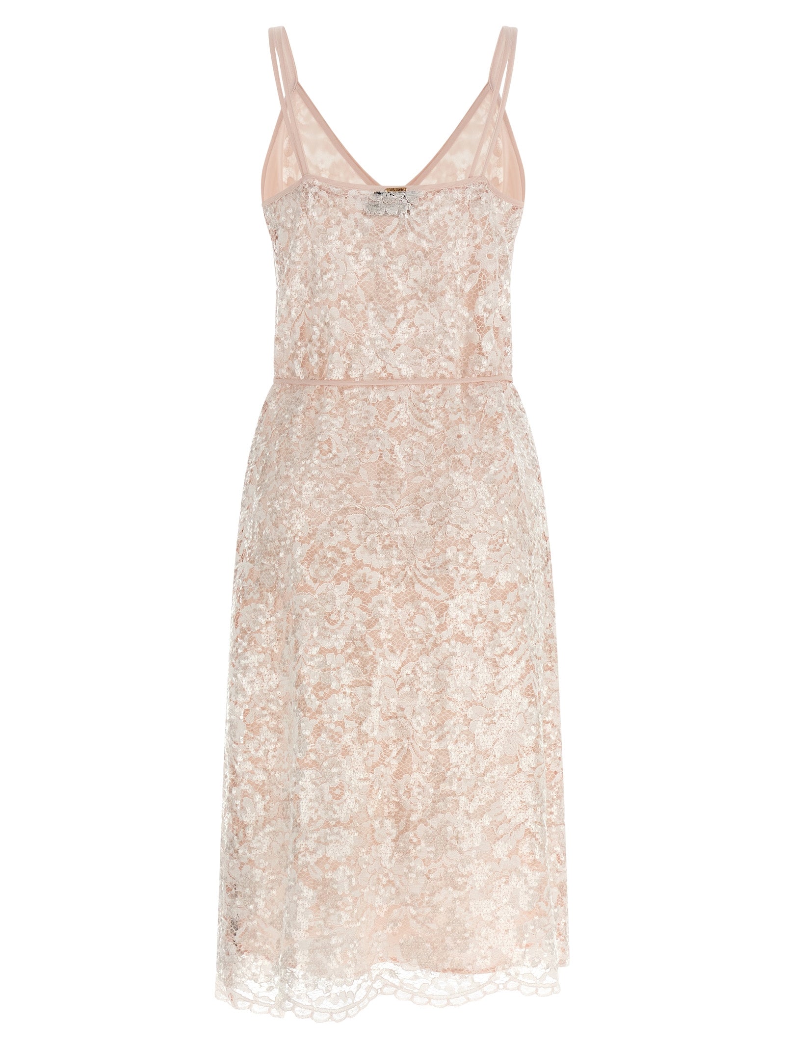 Multicolor Polyester Midi Dress