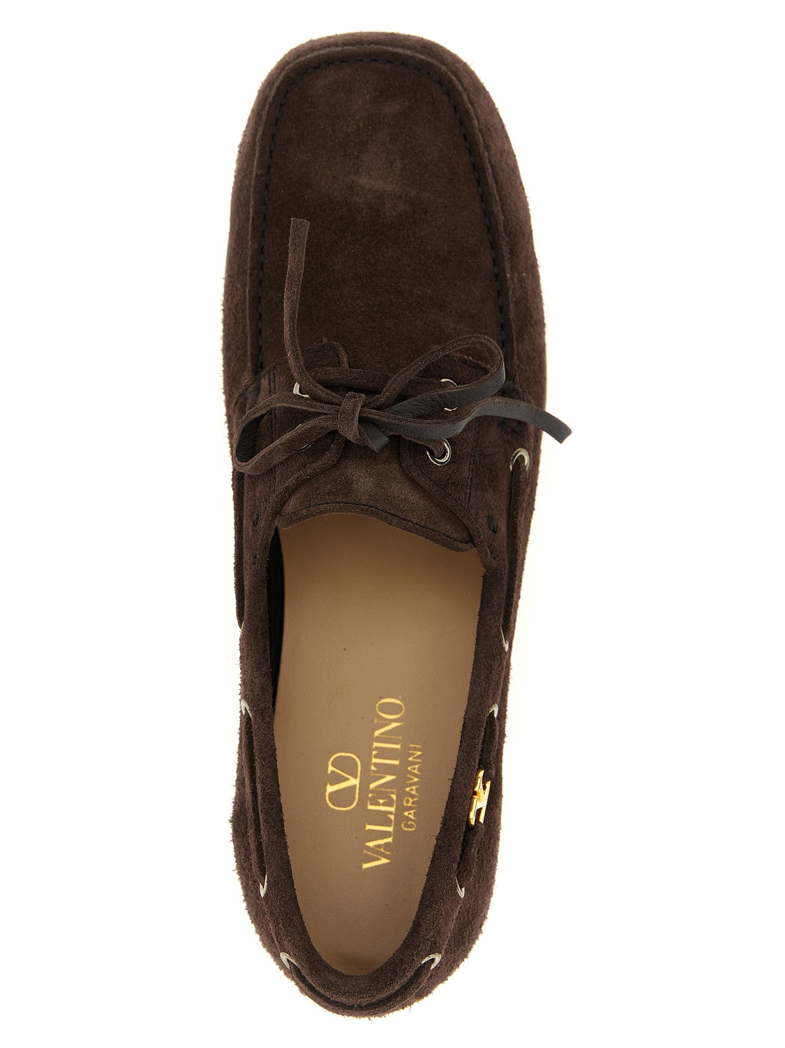 Brown Cowhide Slip-On Loafers