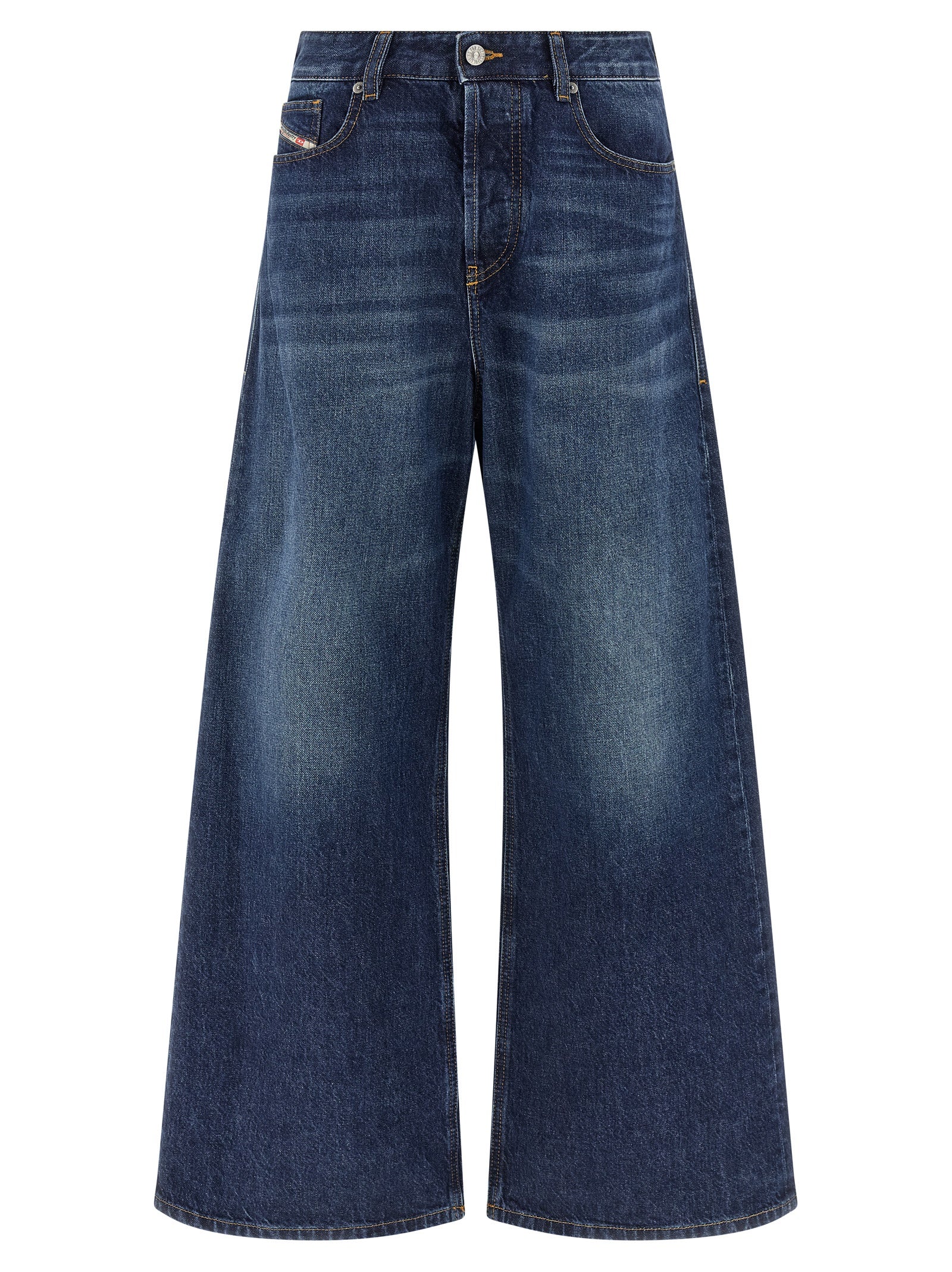 Blue Cotton Jeans Denim
