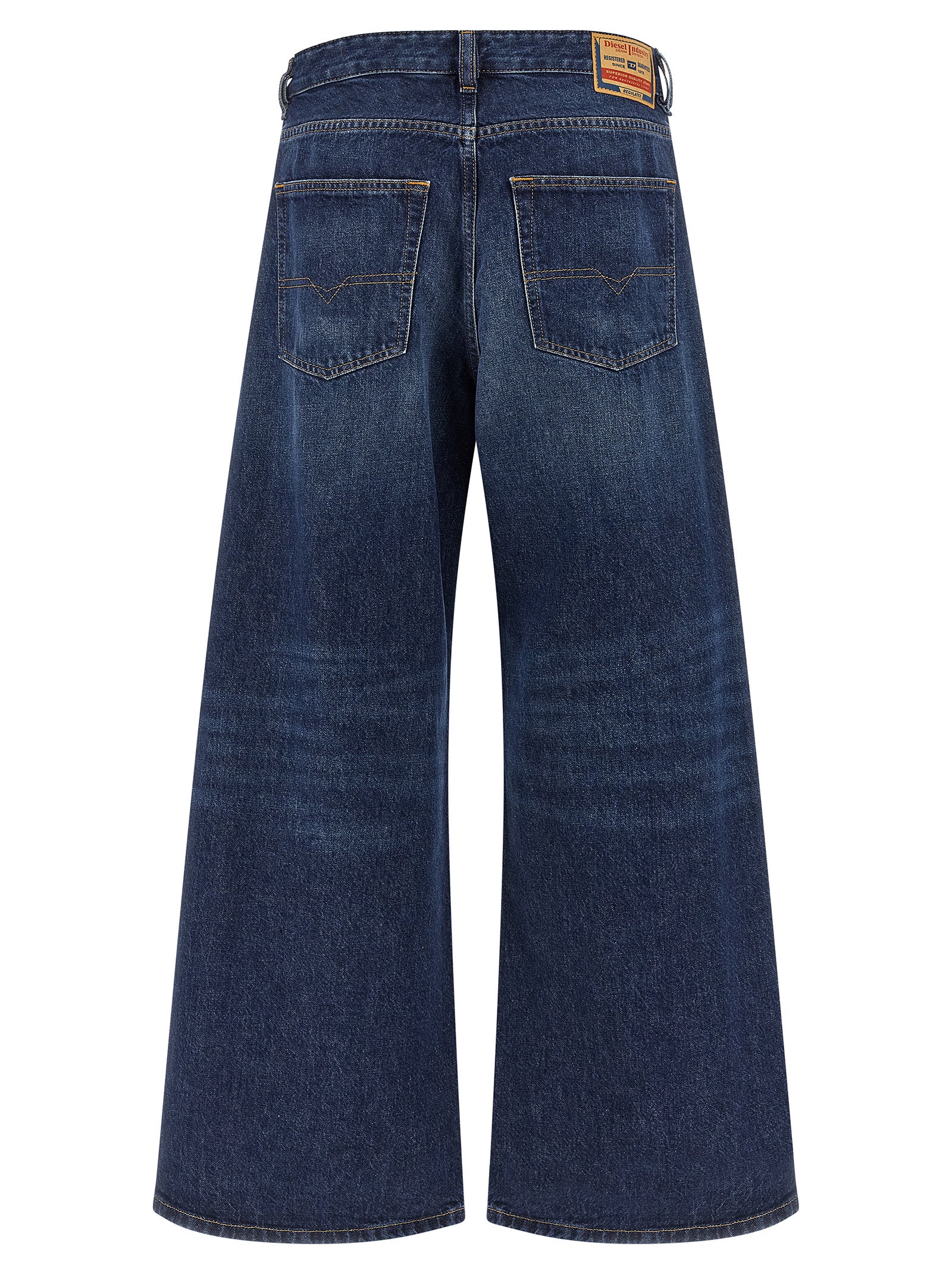 Blue Cotton Jeans Denim