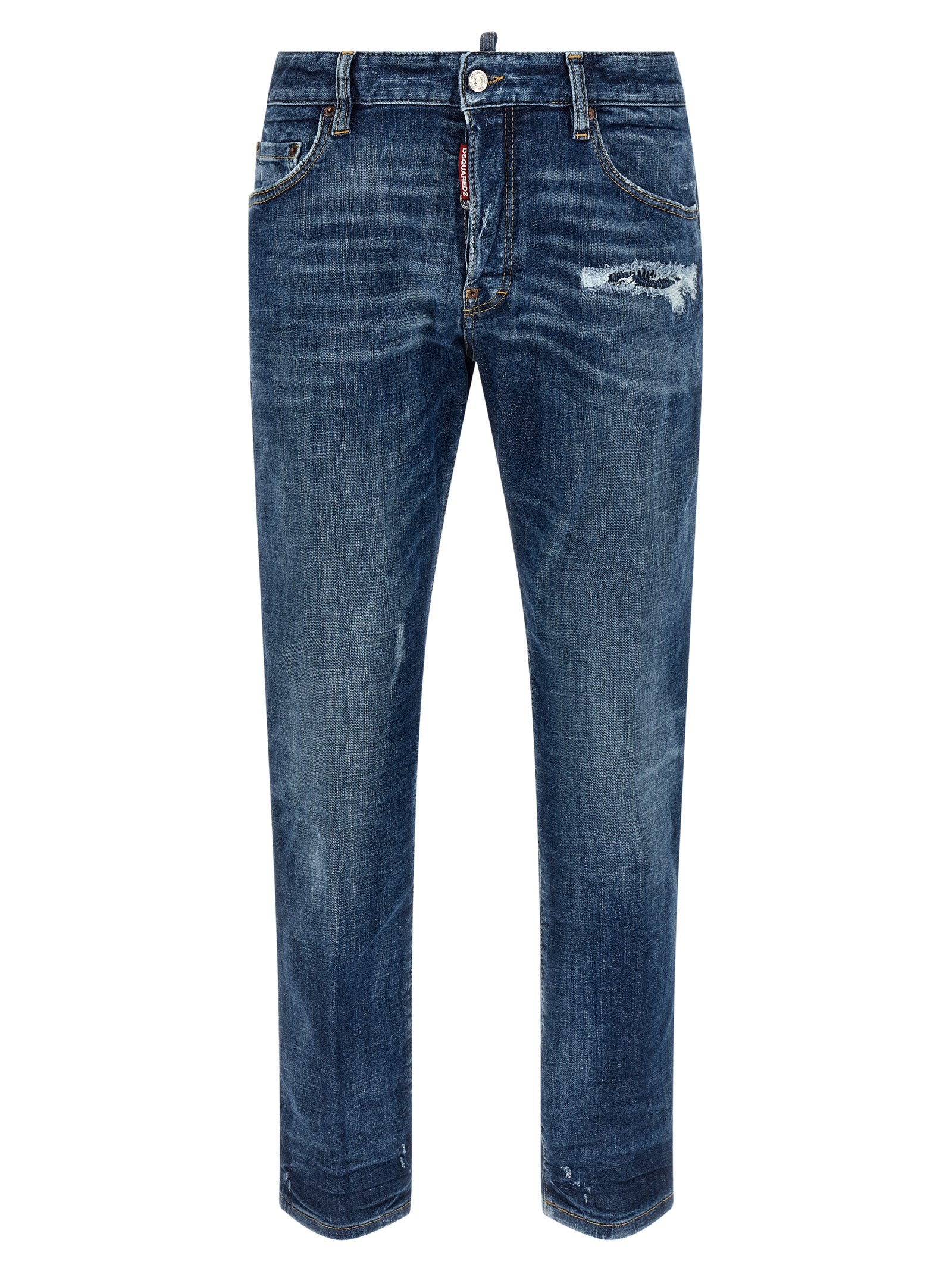 Blue Cotton Jeans Denim