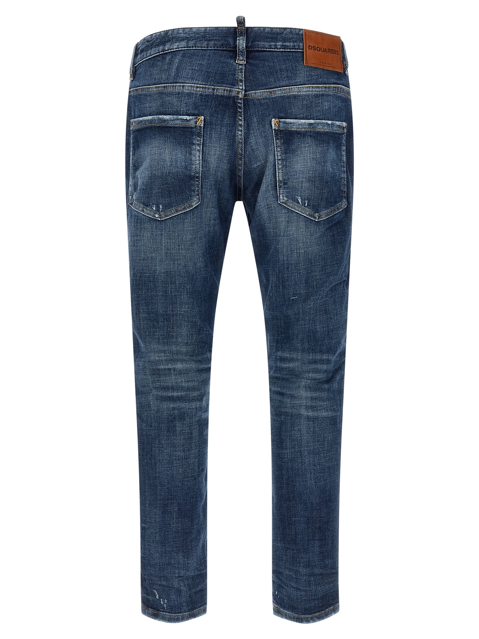 Blue Cotton Jeans Denim