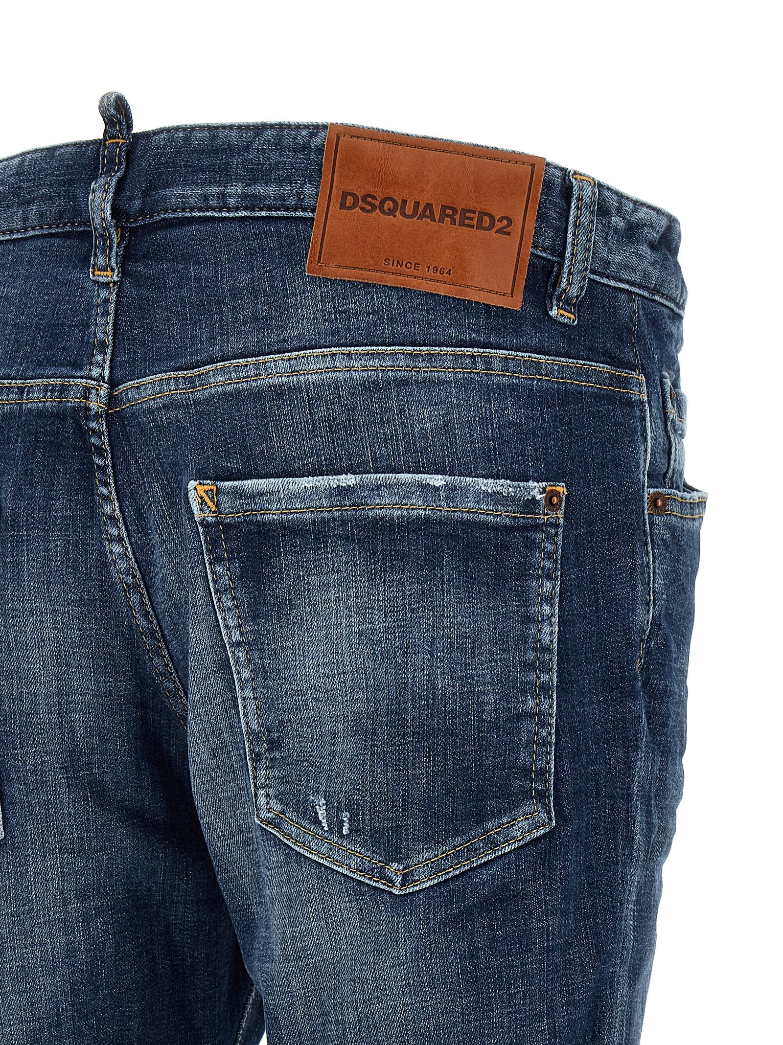 Blue Cotton Jeans Denim
