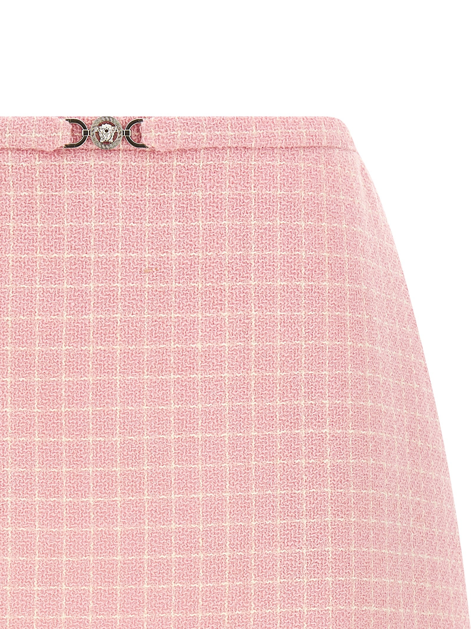 Multicolor Virgin Wool Long Skirt