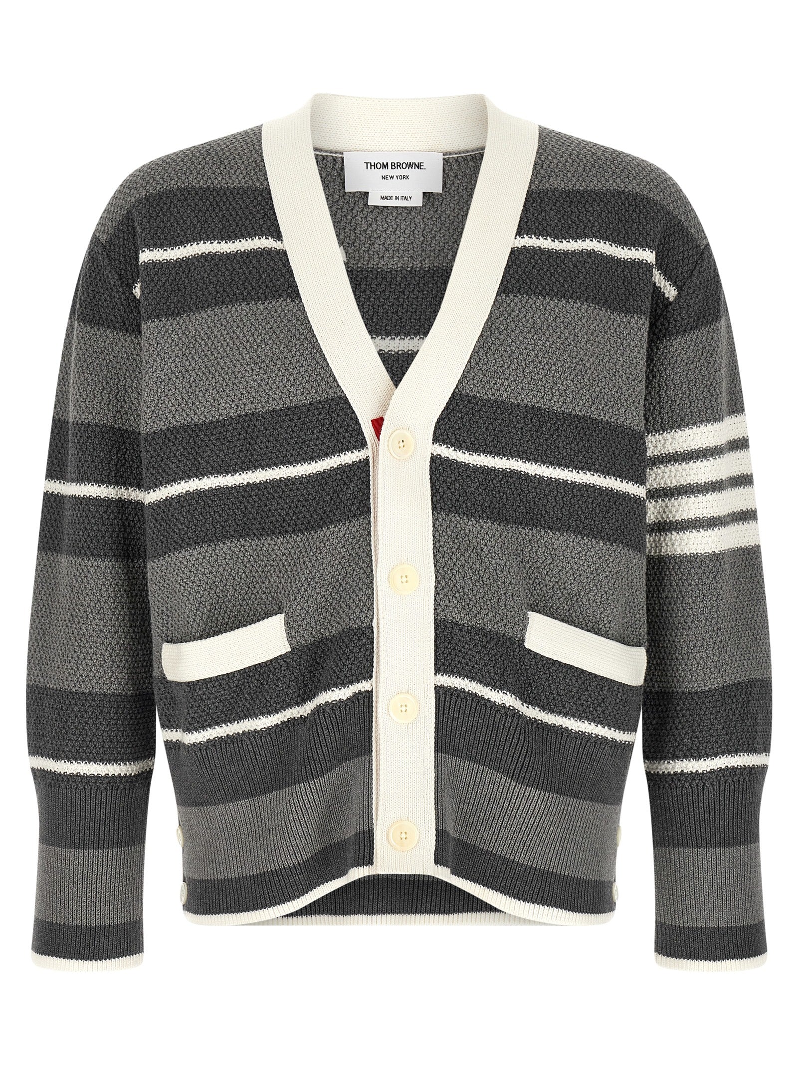 Gray Cotton Cardigan
