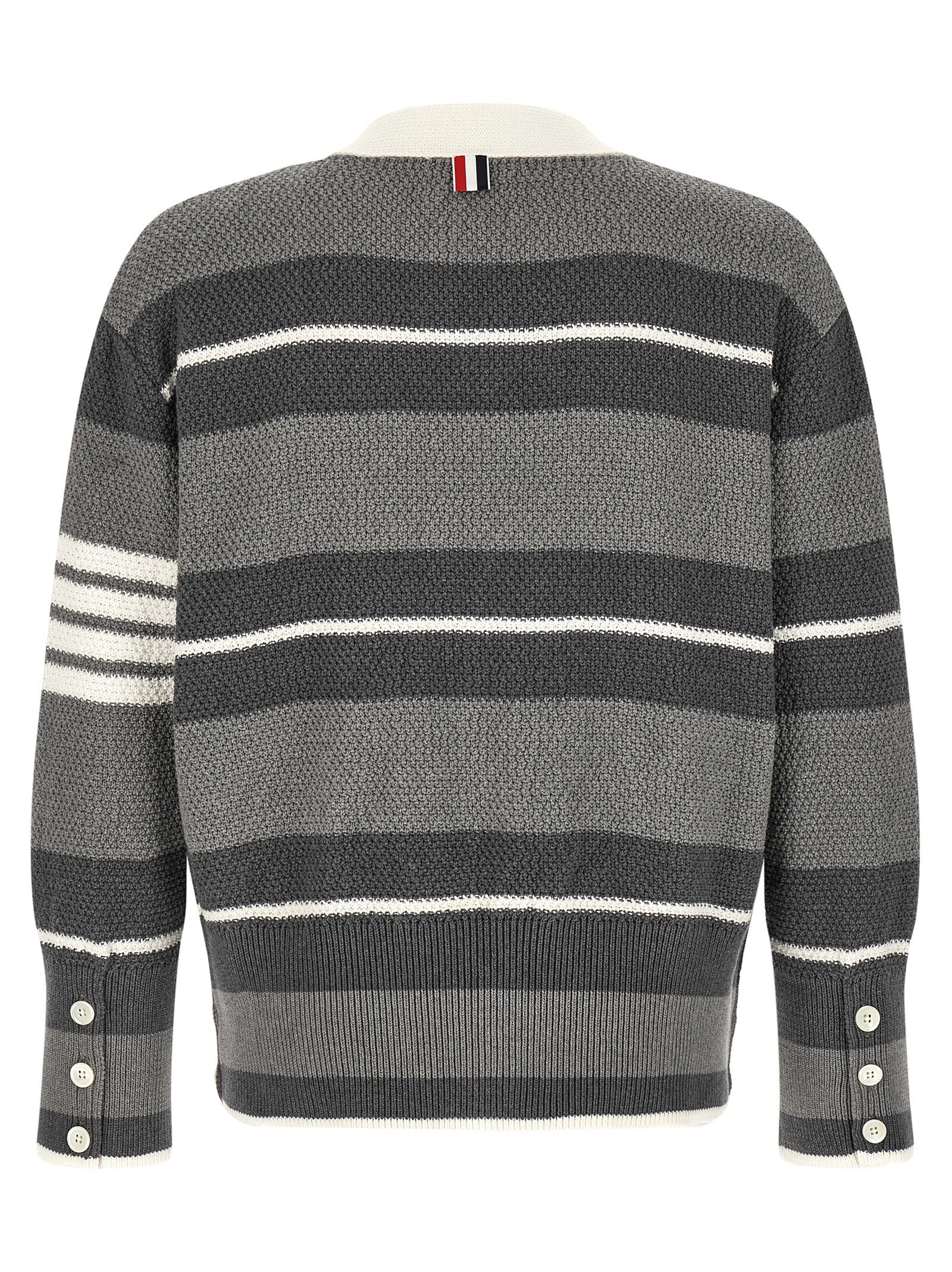 Gray Cotton Cardigan