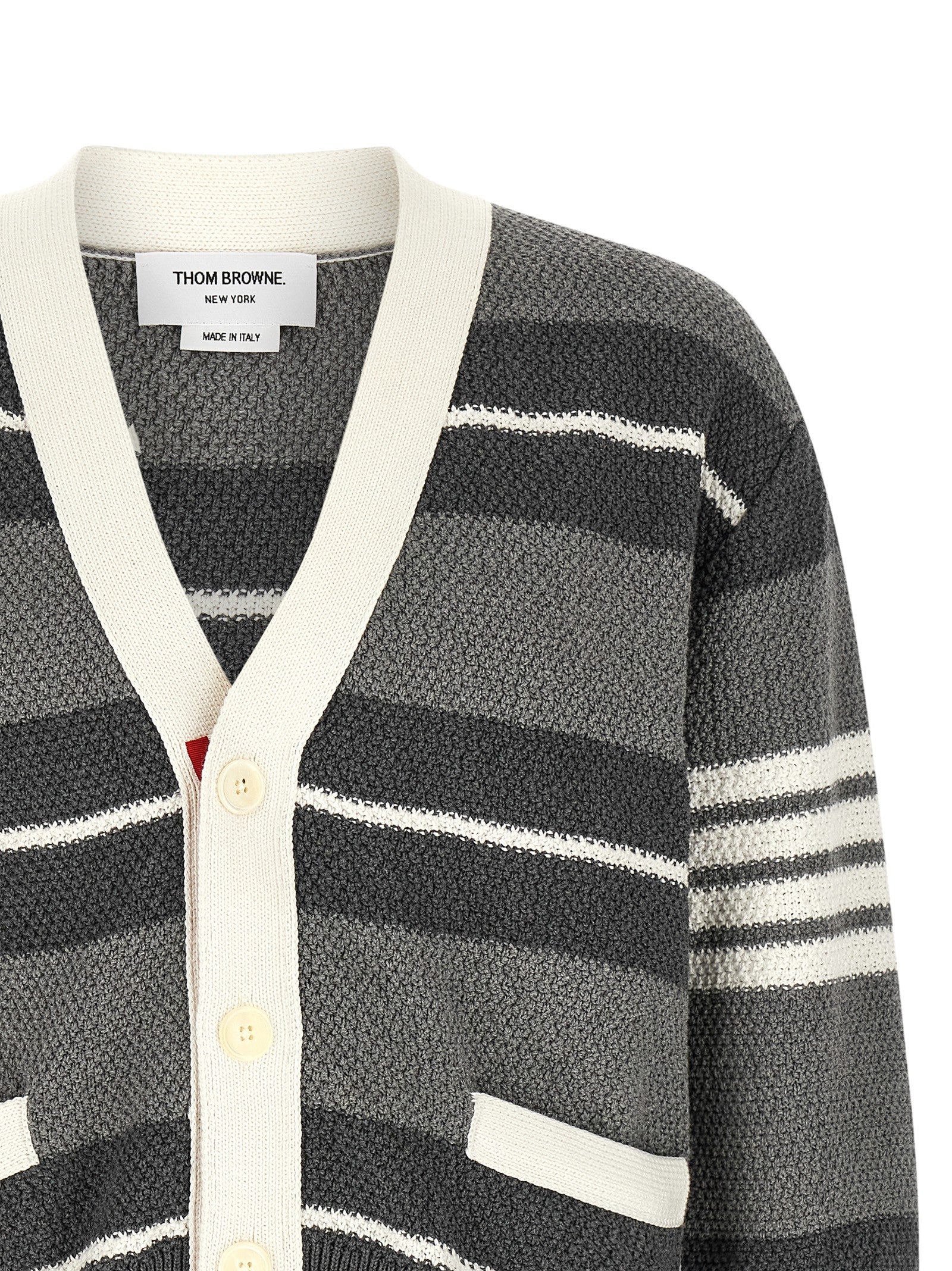 Gray Cotton Cardigan