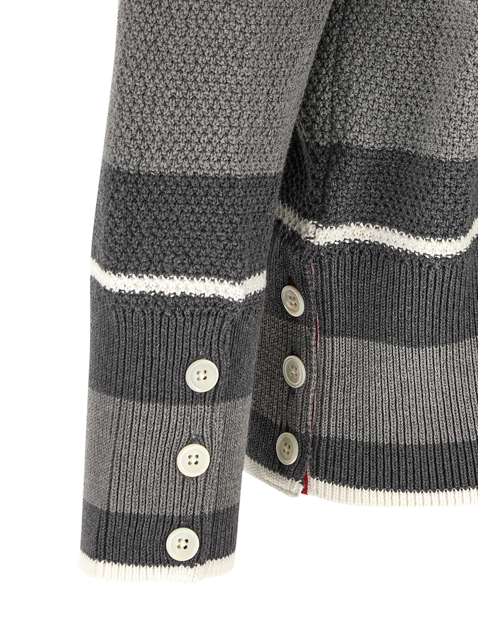 Gray Cotton Cardigan
