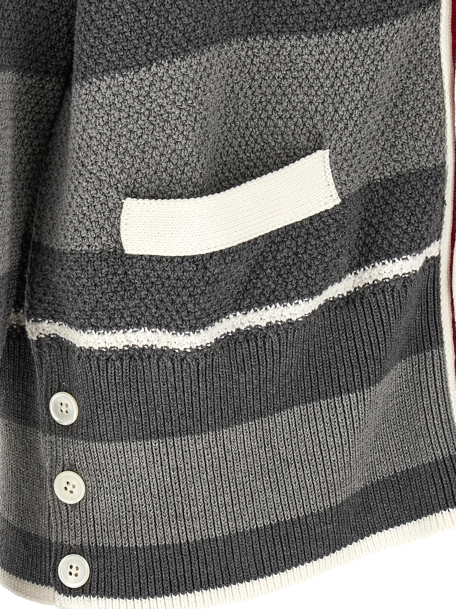Gray Cotton Cardigan