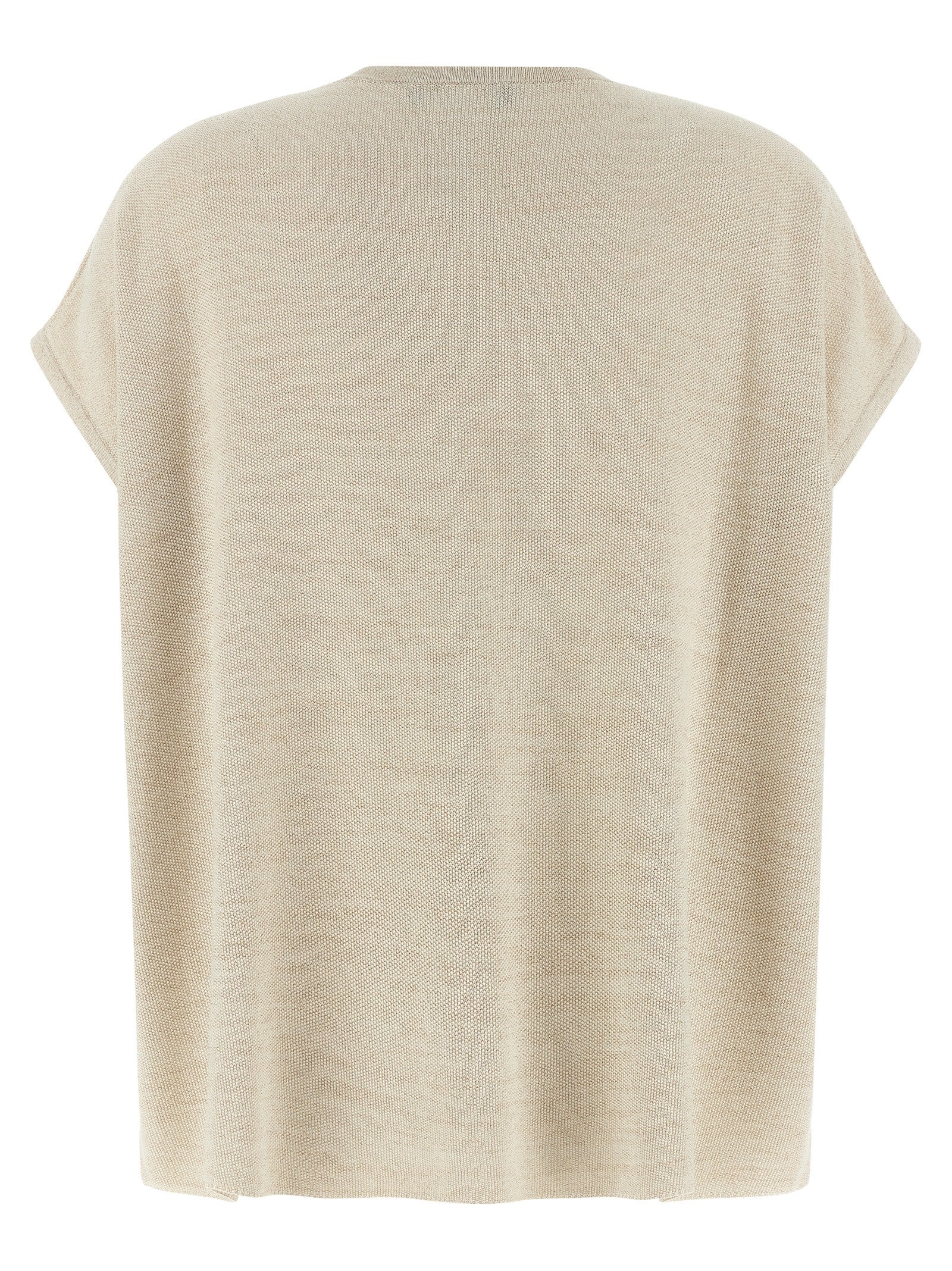 Gold Cotton Cardigan