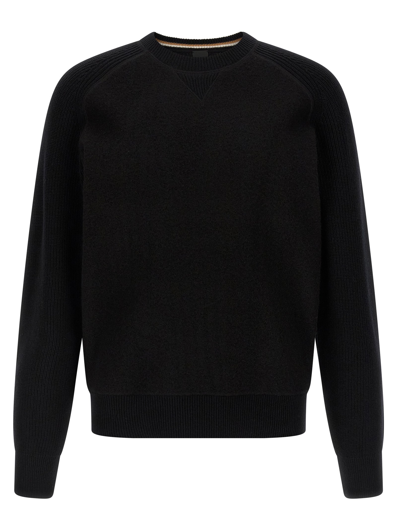 Black Virgin Wool Cardigan