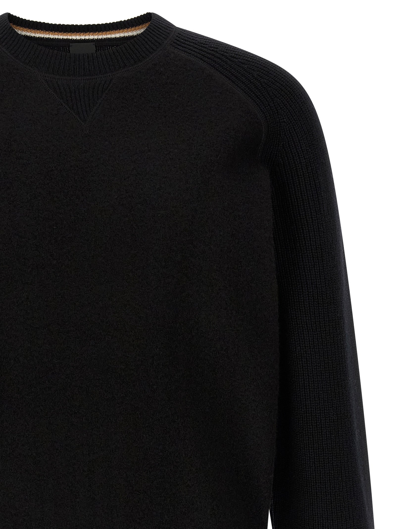 Black Virgin Wool Cardigan