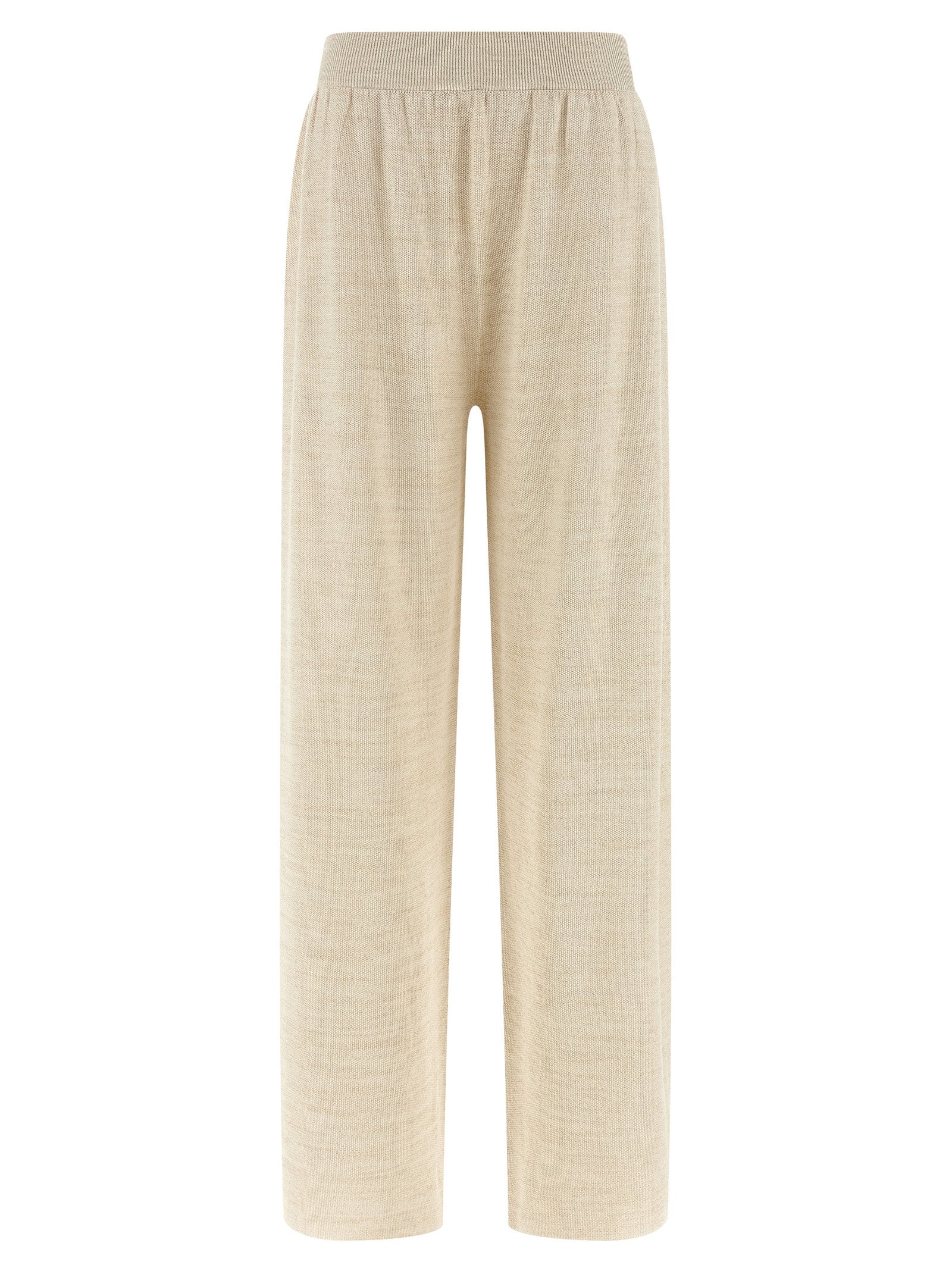Gold Cotton Casual Pants