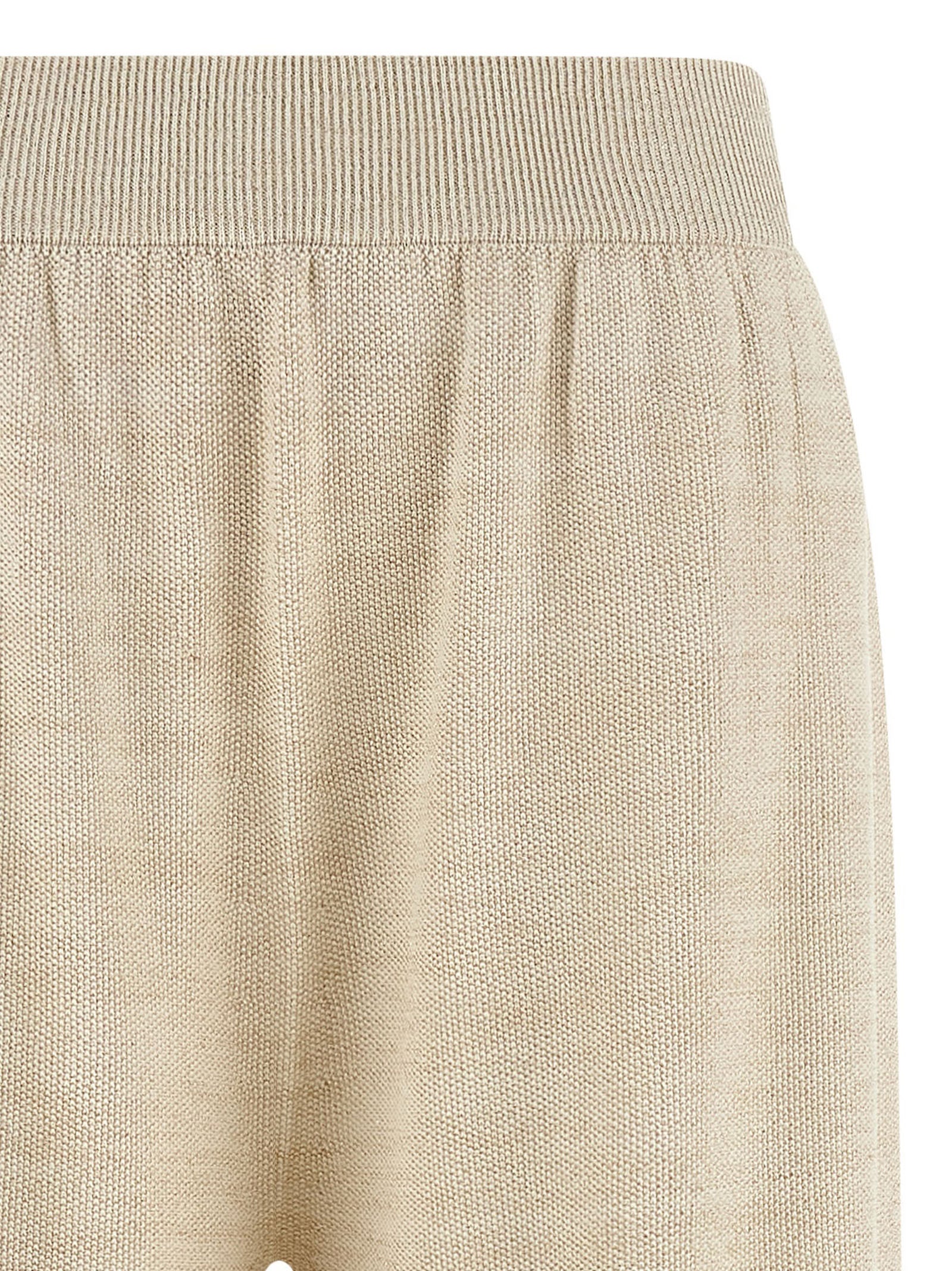 Gold Cotton Casual Pants