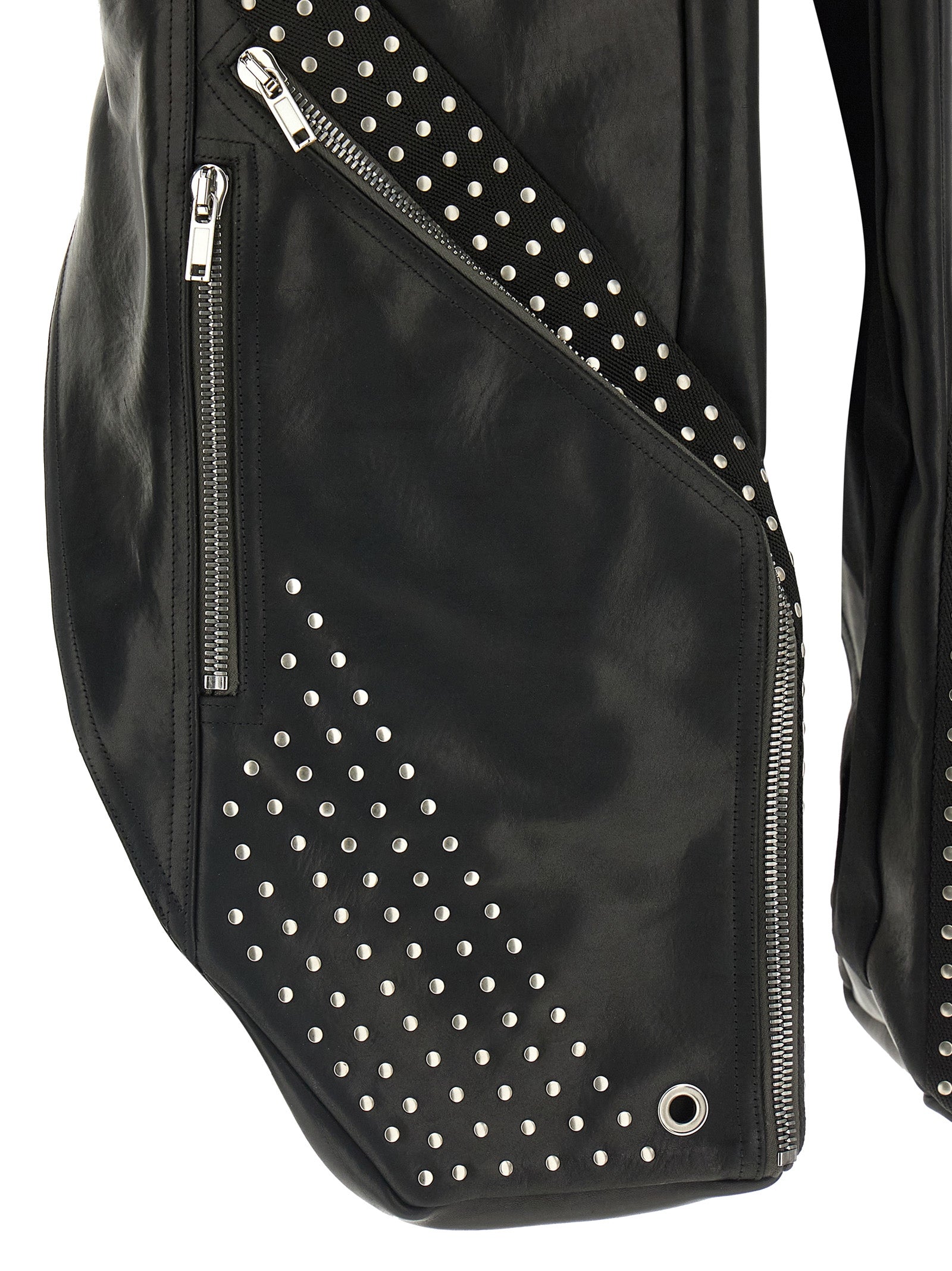 Black Bull Skin Sleeveless Jacket